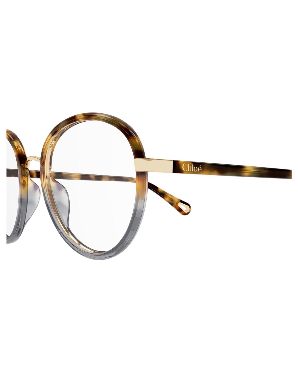 Chloé Black Ch0308O 003 Optical Frames Bio-Injected Transparent Round