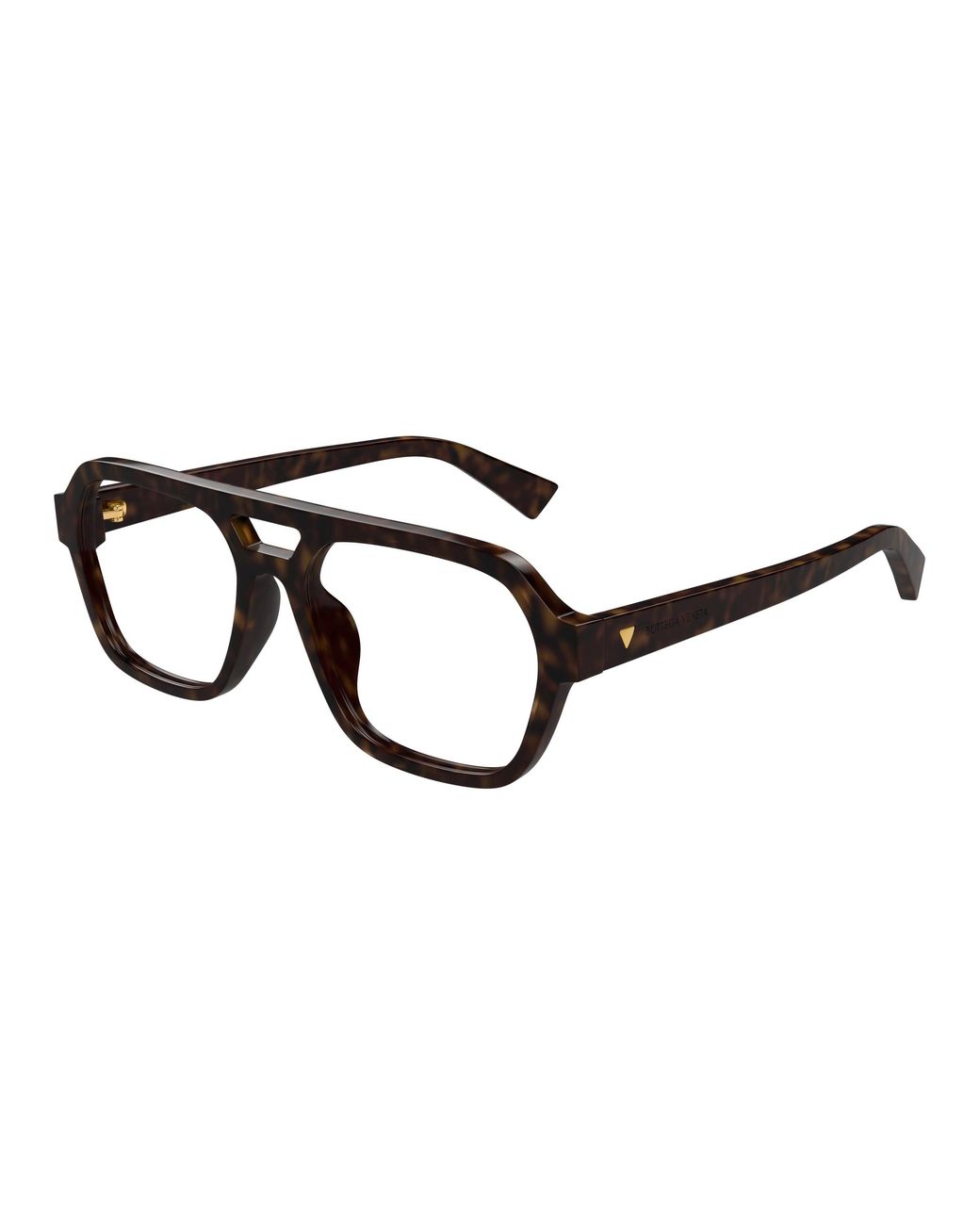 Bottega Veneta Black Bv1336Oa 002 Optical Frames Acetate Transparent Pilot for men