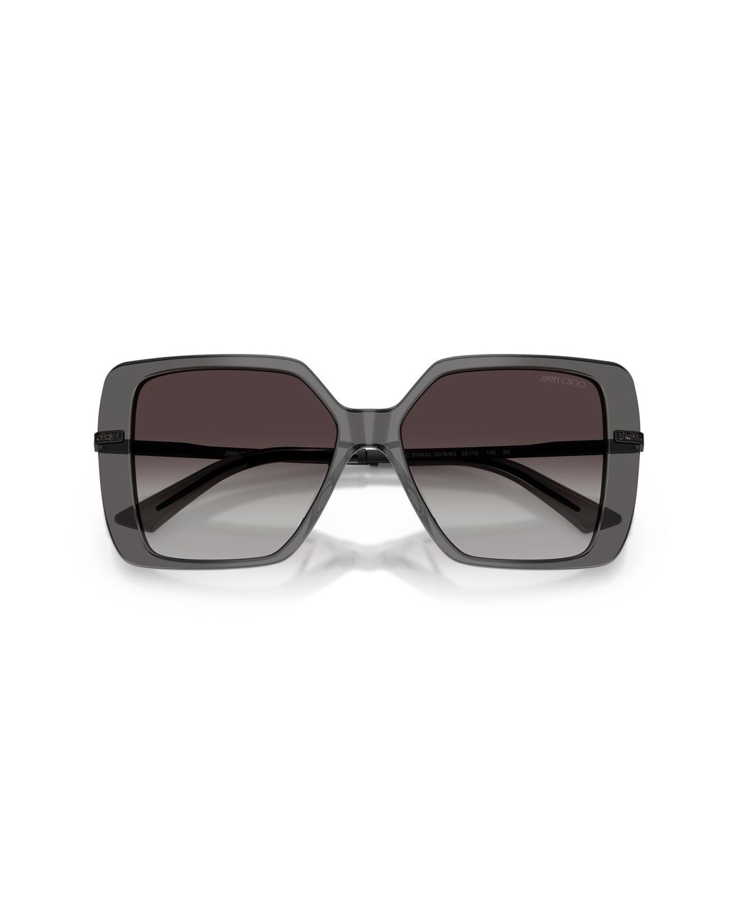 Jimmy Choo Black Jc5048Ju 50788G Sunglasses Acetate Squared Normal Shaded