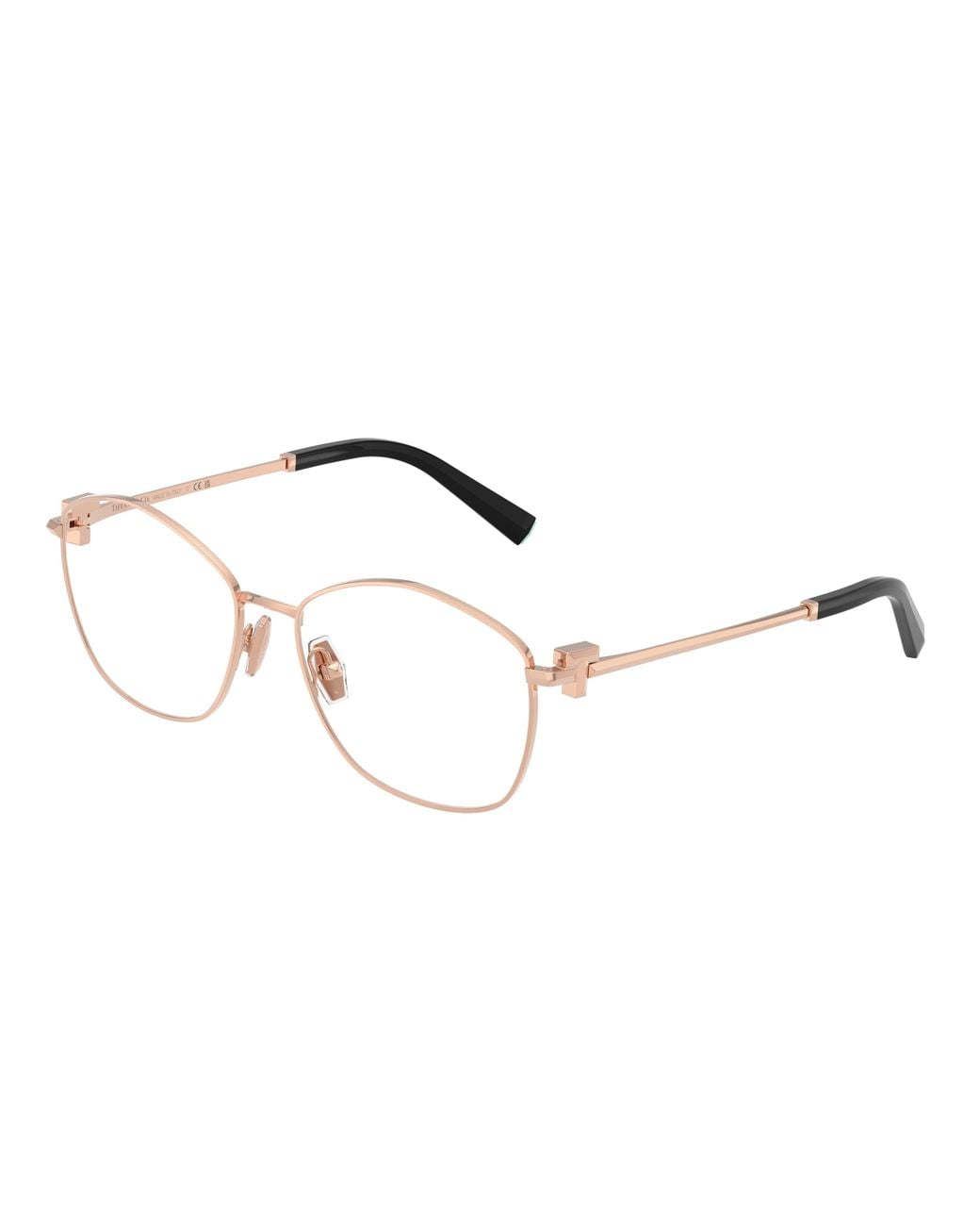 Tiffany & Co Black Tf1174 6105 Optical Frames Metal Transparent Geometric Normal