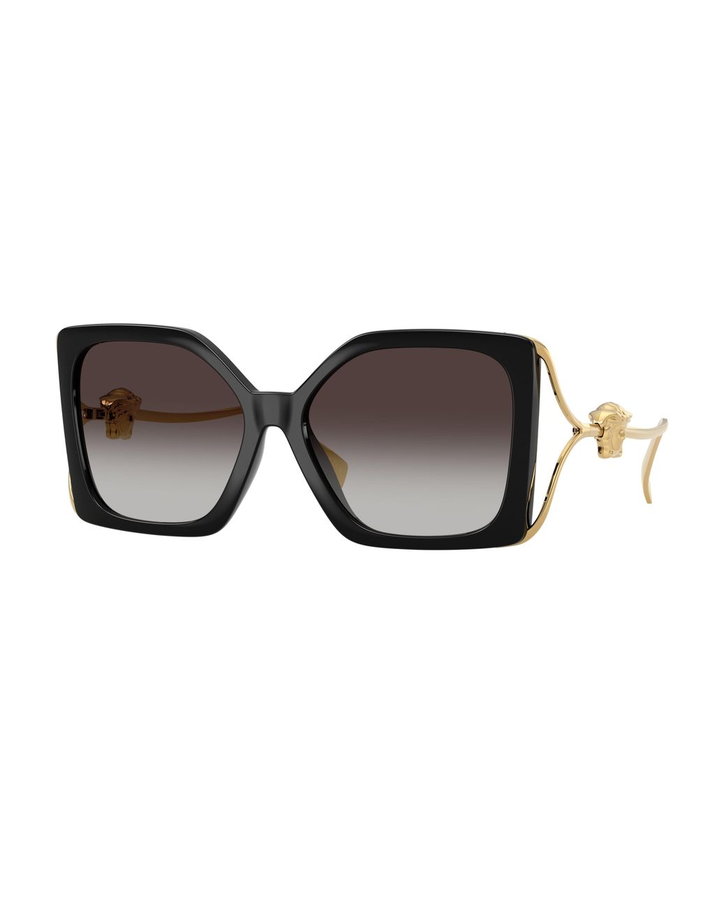 Versace Black Ve4502U Gb1/87 Sunglasses Injected Squared Normal Nuanced