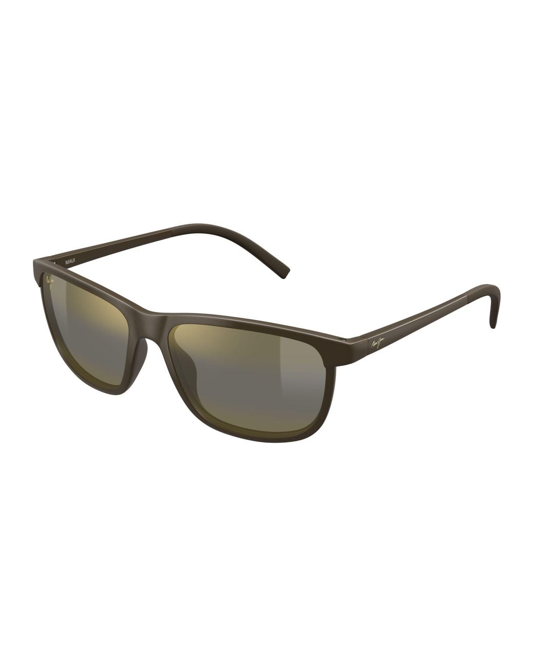 Maui Jim Black Mj0811S 018 Occhiali Da Sole Bio-Iniettato Bronzo Squadrata
