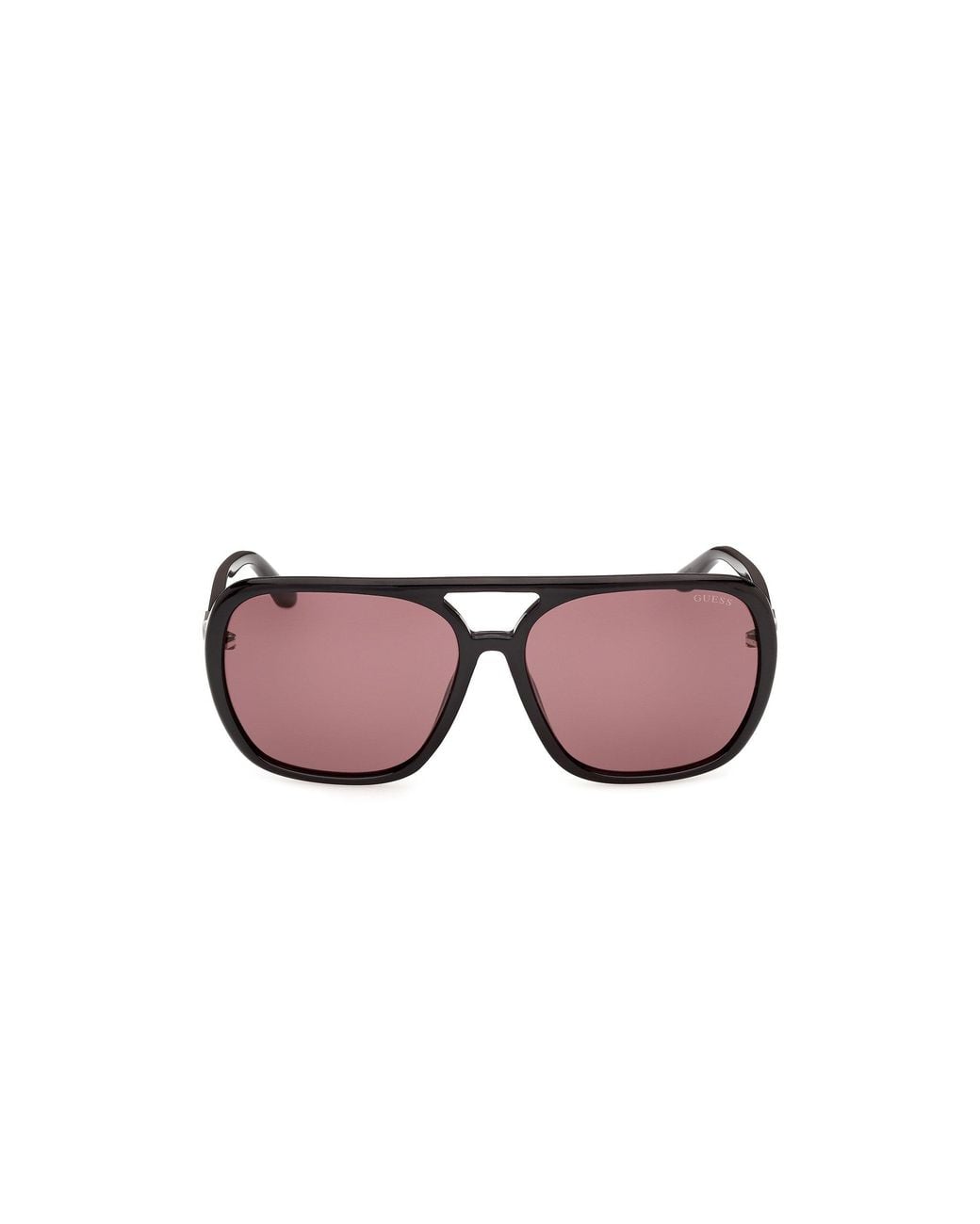 Guess Black Gu00351 01S Sunglasses Injected Bordeaux Pilot Normal
