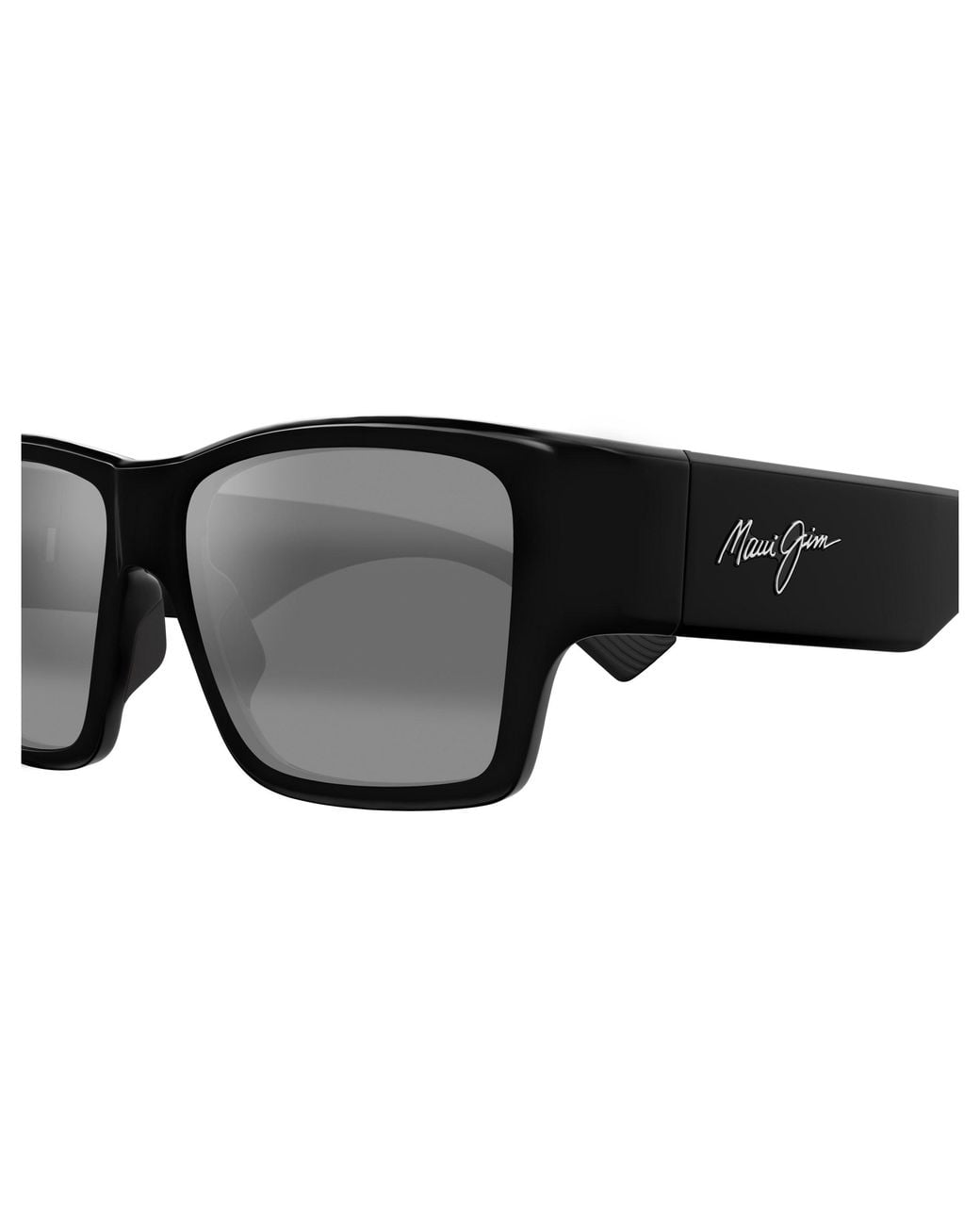 Maui Jim Black Mj0614S 001 Occhiali Da Sole Bio-Iniettato Grigio Squadrata