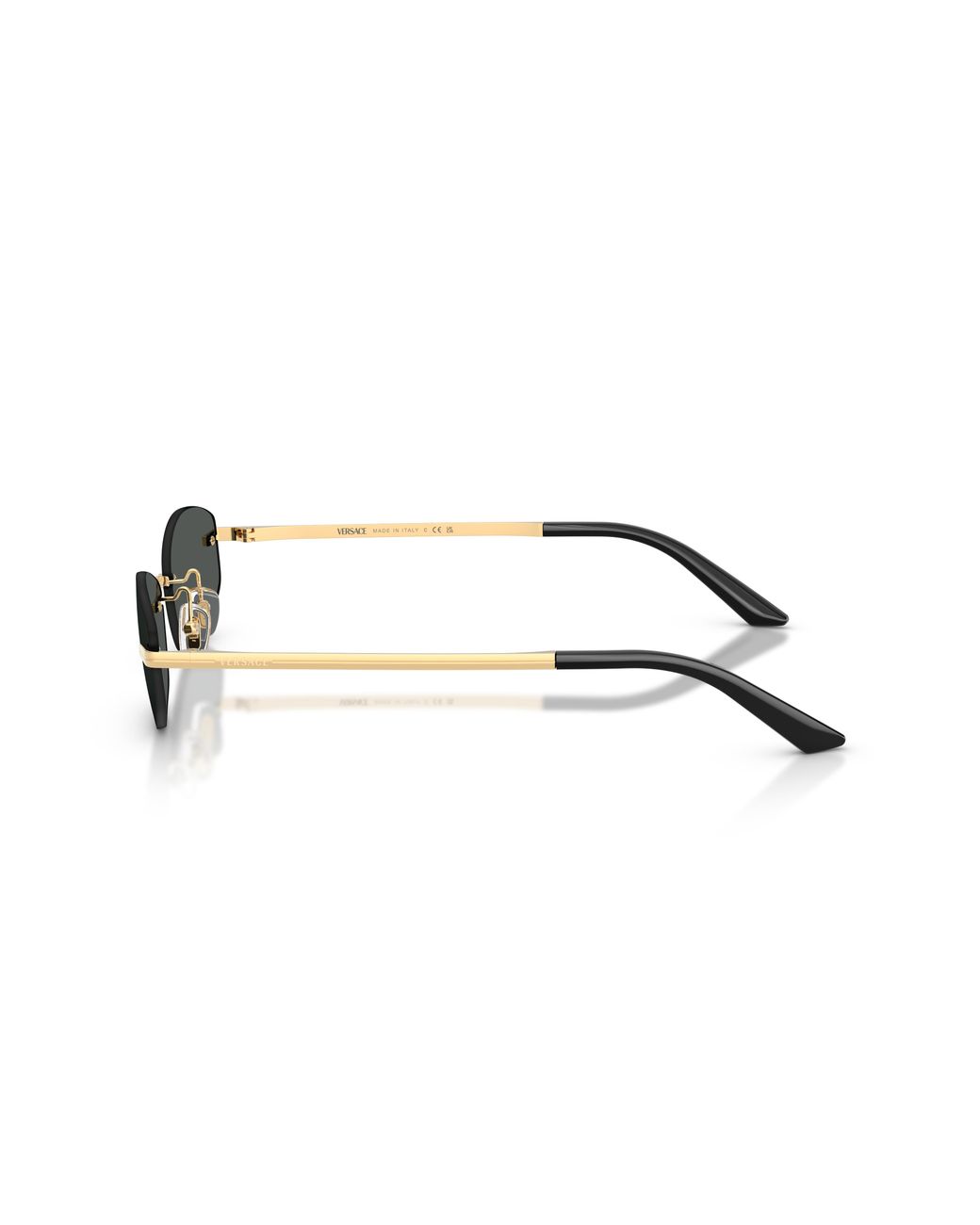 Versace Black Ve2308D 152387 Sunglasses Metal Geometric Normal