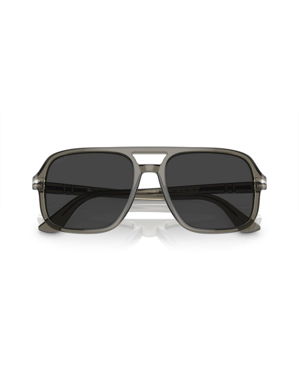 Persol Black Po3328S 110348 Sunglasses Acetate Pilot Polarized Anti-Glare for men