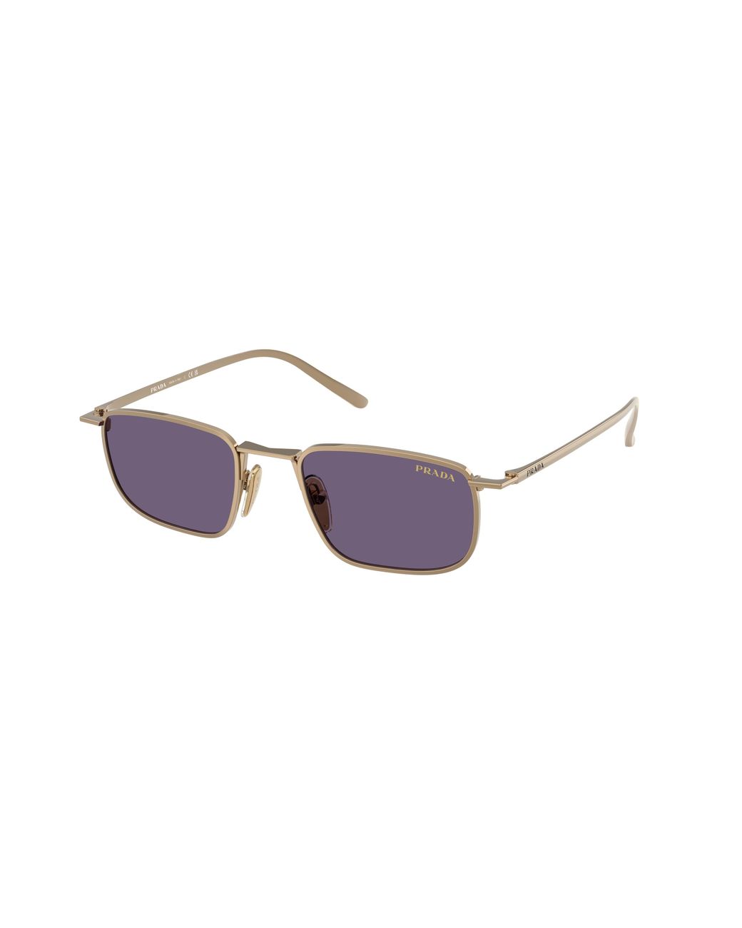 Prada Black Pr D52S 7Oe70W Sunglasses Metal Pillow Normal for men