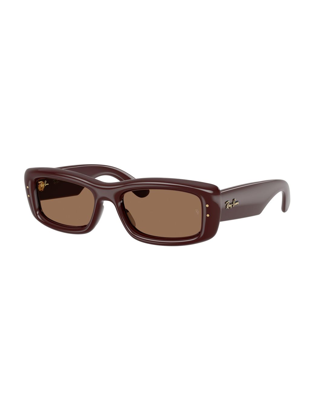 Ray-Ban Black Kiliane Puffer Sunglasses Frame Brown Lenses