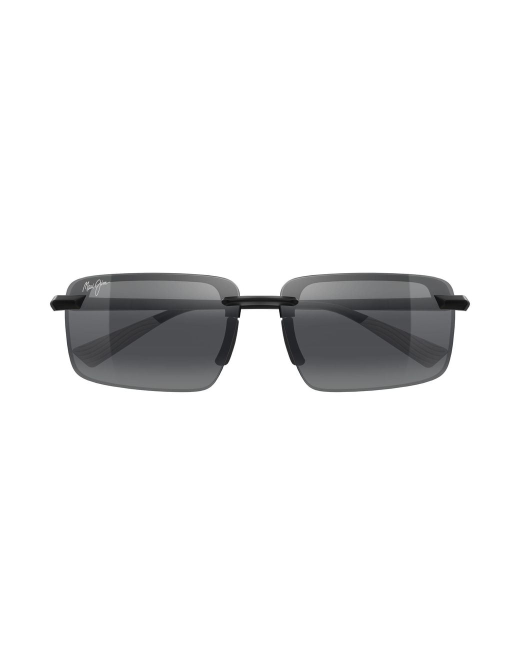 Maui Jim Black Mj0626S 004 Occhiali Da Sole Iniettato Grigio Squadrata