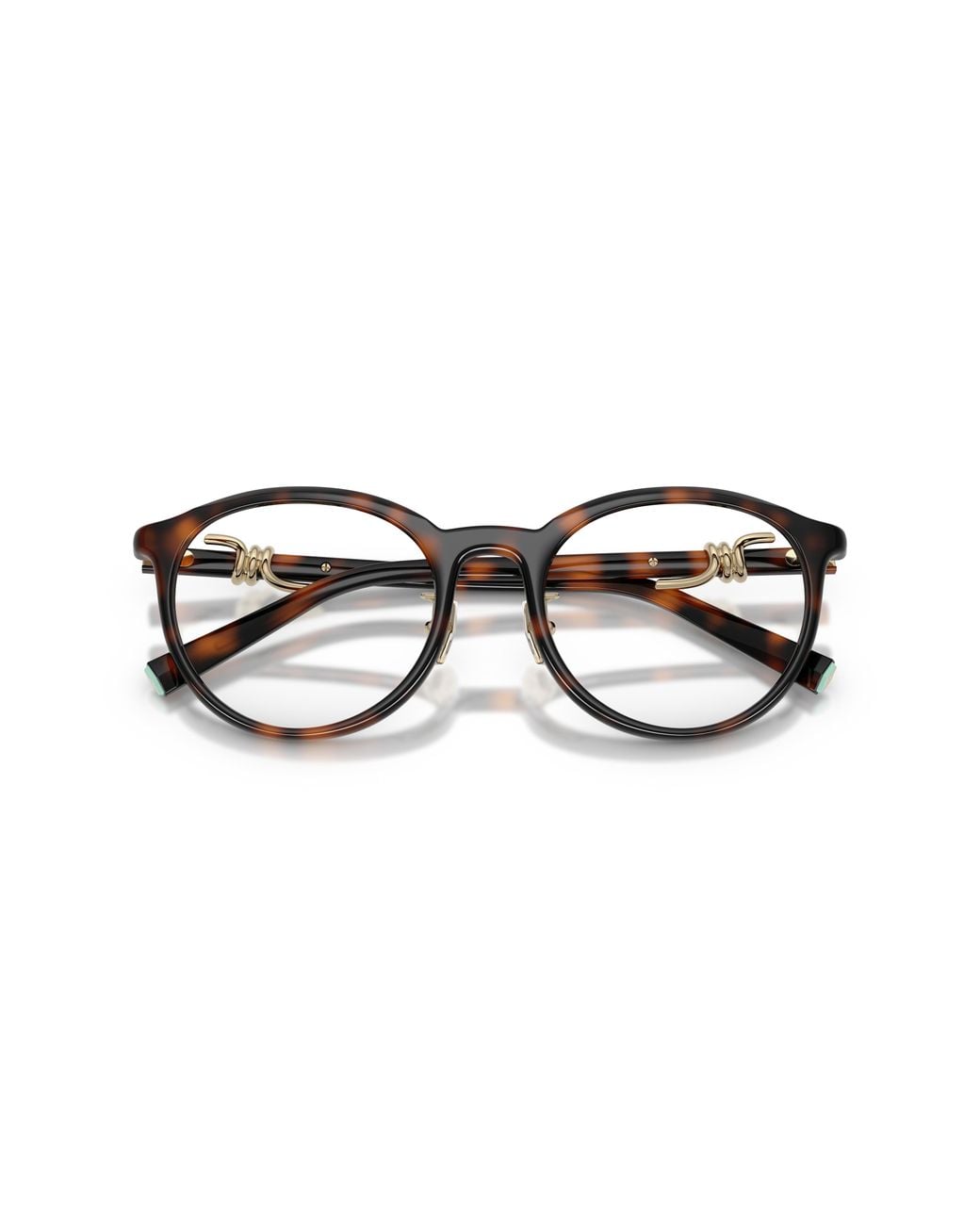 Tiffany & Co Black Tf2304D 8015 Optical Frames Injected Transparent Round Normal