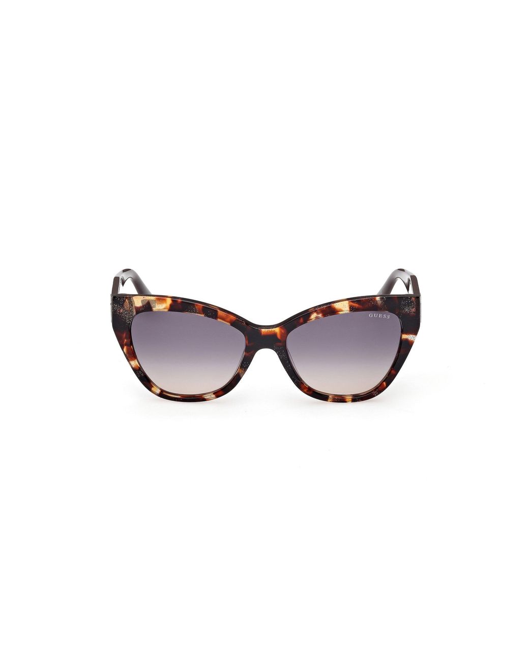 Guess Black Gu00204 52B Sunglasses Acetate Grigio Cat Eye Normal Sfumato