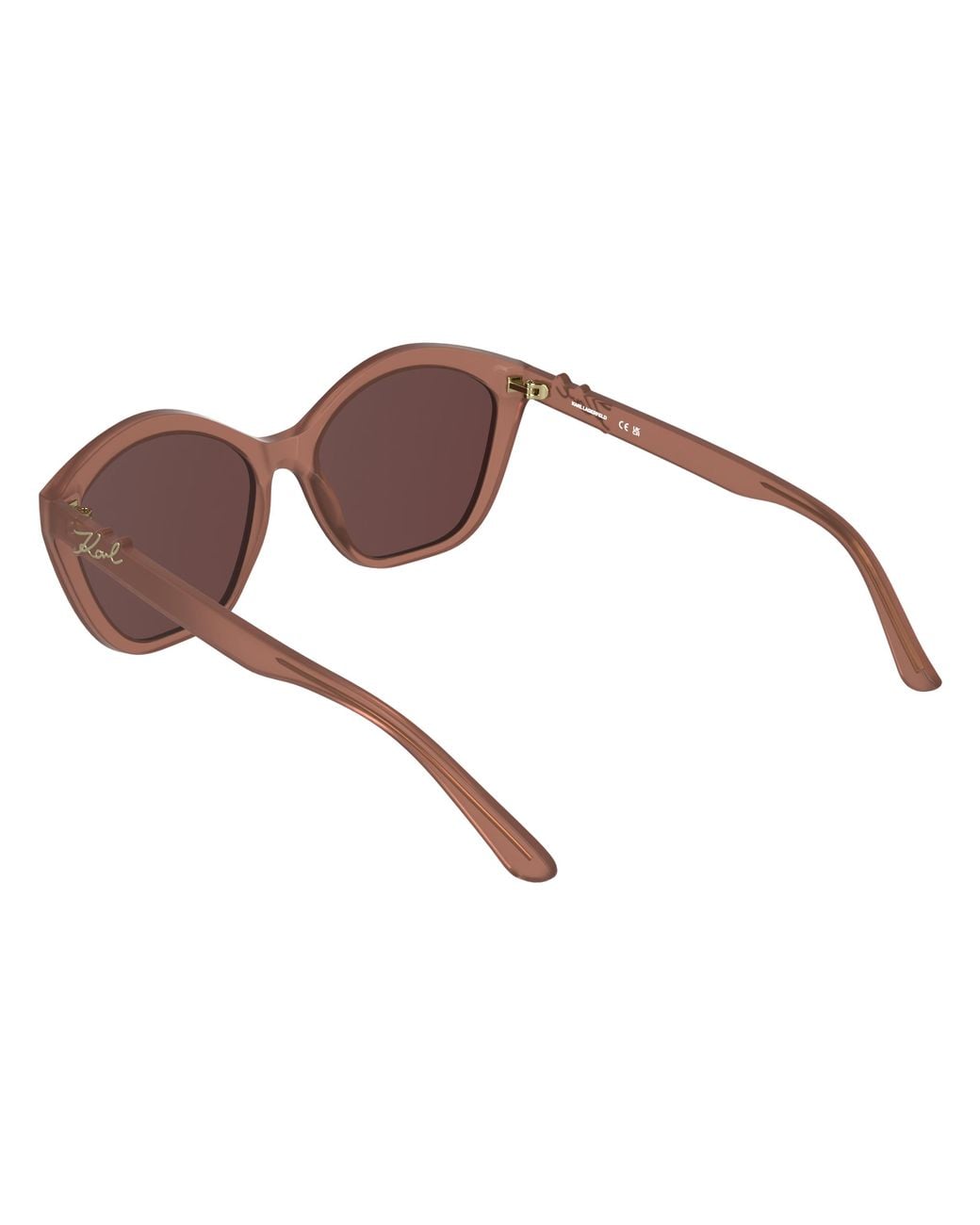 Karl Lagerfeld Black Kl6222S 652 Sunglasses Bio-Injected Cat Eye Normal