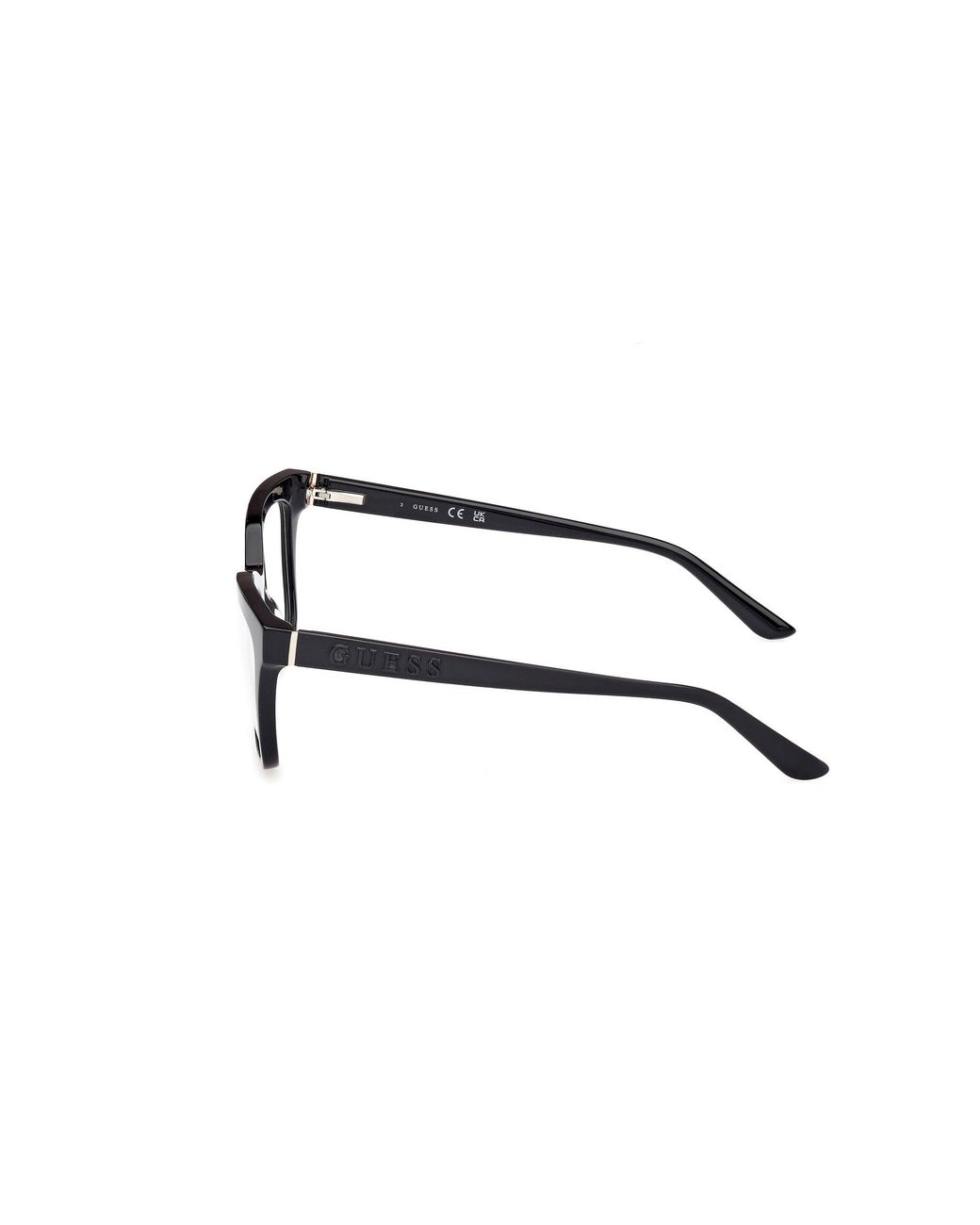 Guess Black Gu50172 001 Optical Frames Acetate Squared Normal