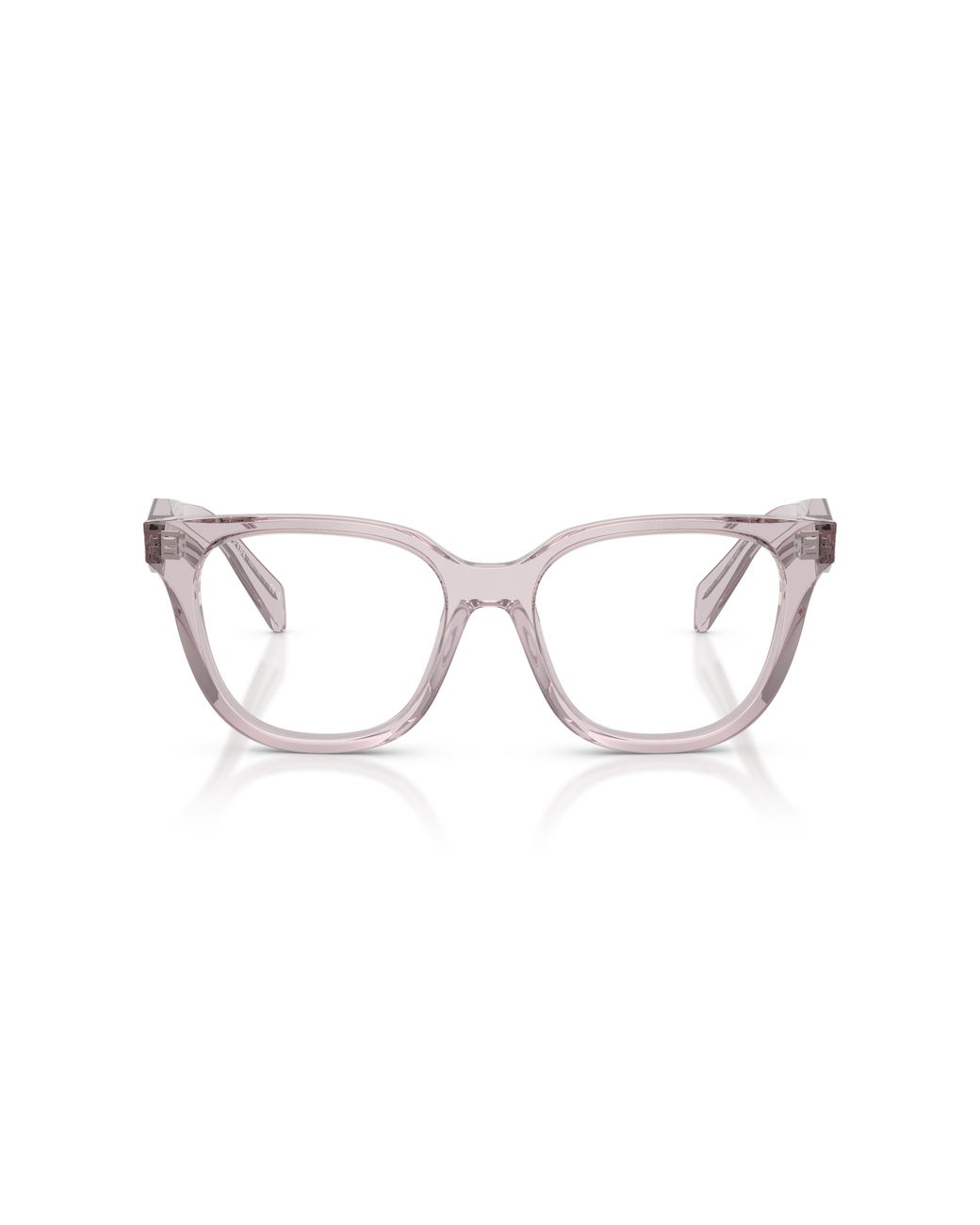 Prada Black Pr C11V 12W1O1 Optical Frames Acetate Transparent Butterfly Normal