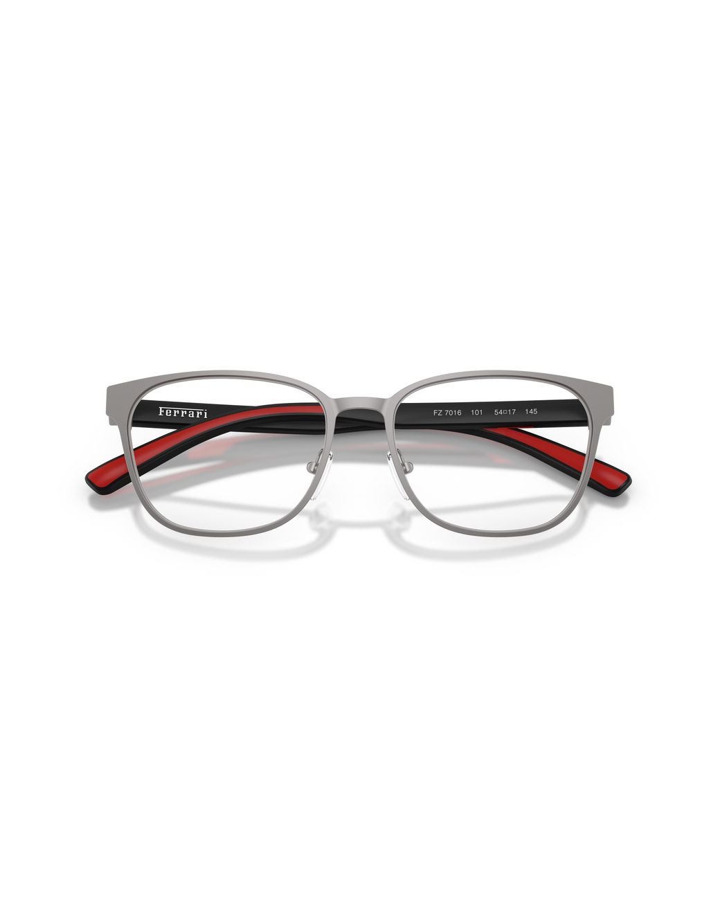 FERRARI SCUDERIA Black Fz7016 101 Optical Frames Metal Round Normal for men