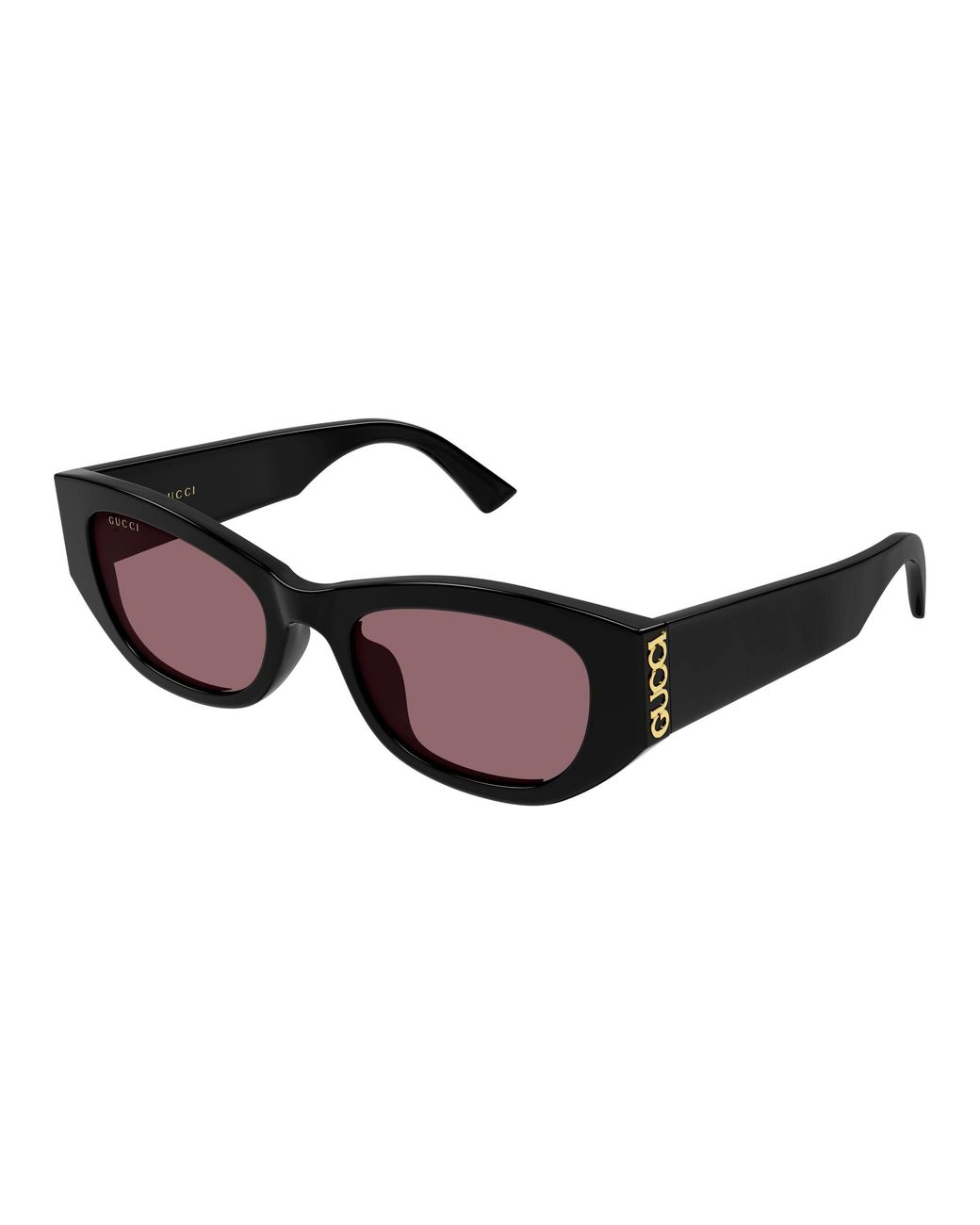 Gucci Black Gg2044Sa 003 Sunglasses Acetate Cat Eye