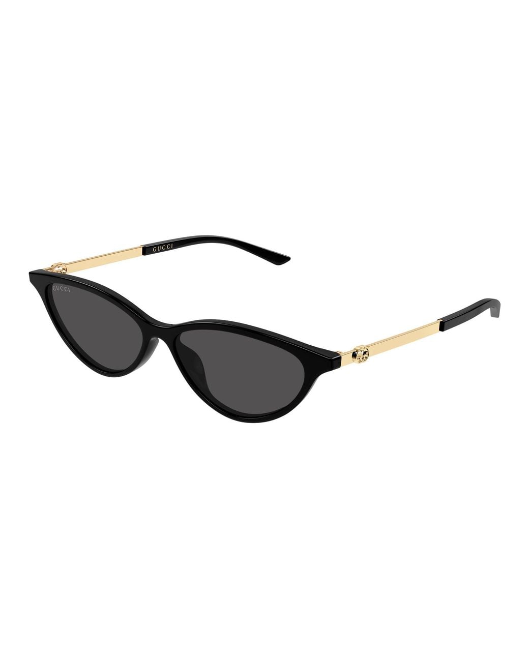 Gucci Black Gg2211S 001 Sunglasses Acetate Cat Eye