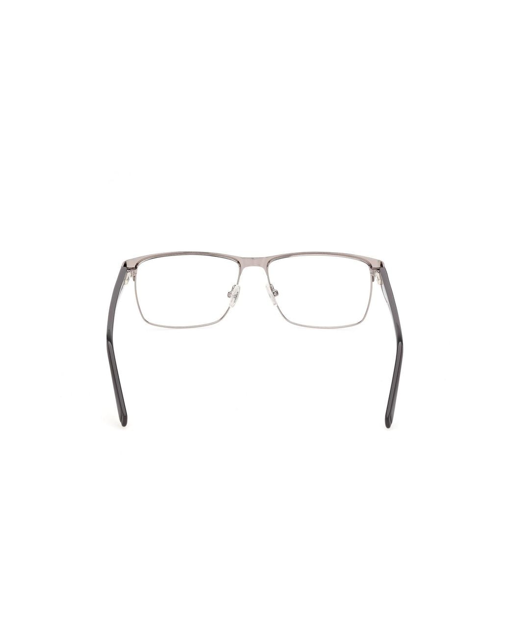 Guess Black Gu50450 11 Optical Frames Metal Squared Normal for men