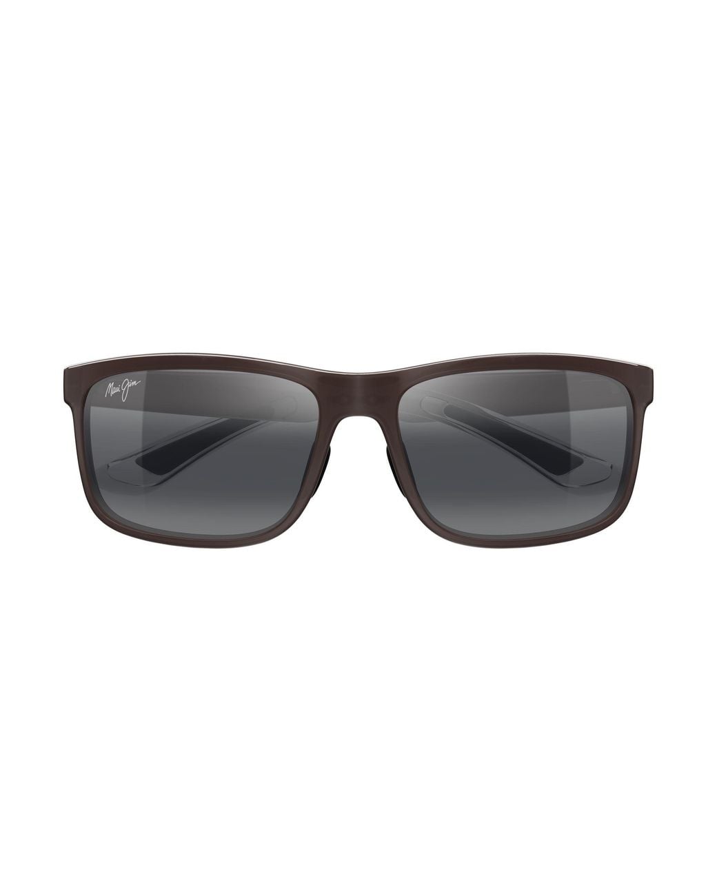 Maui Jim Black Mj0449S 001 Occhiali Da Sole Iniettato Squadrata