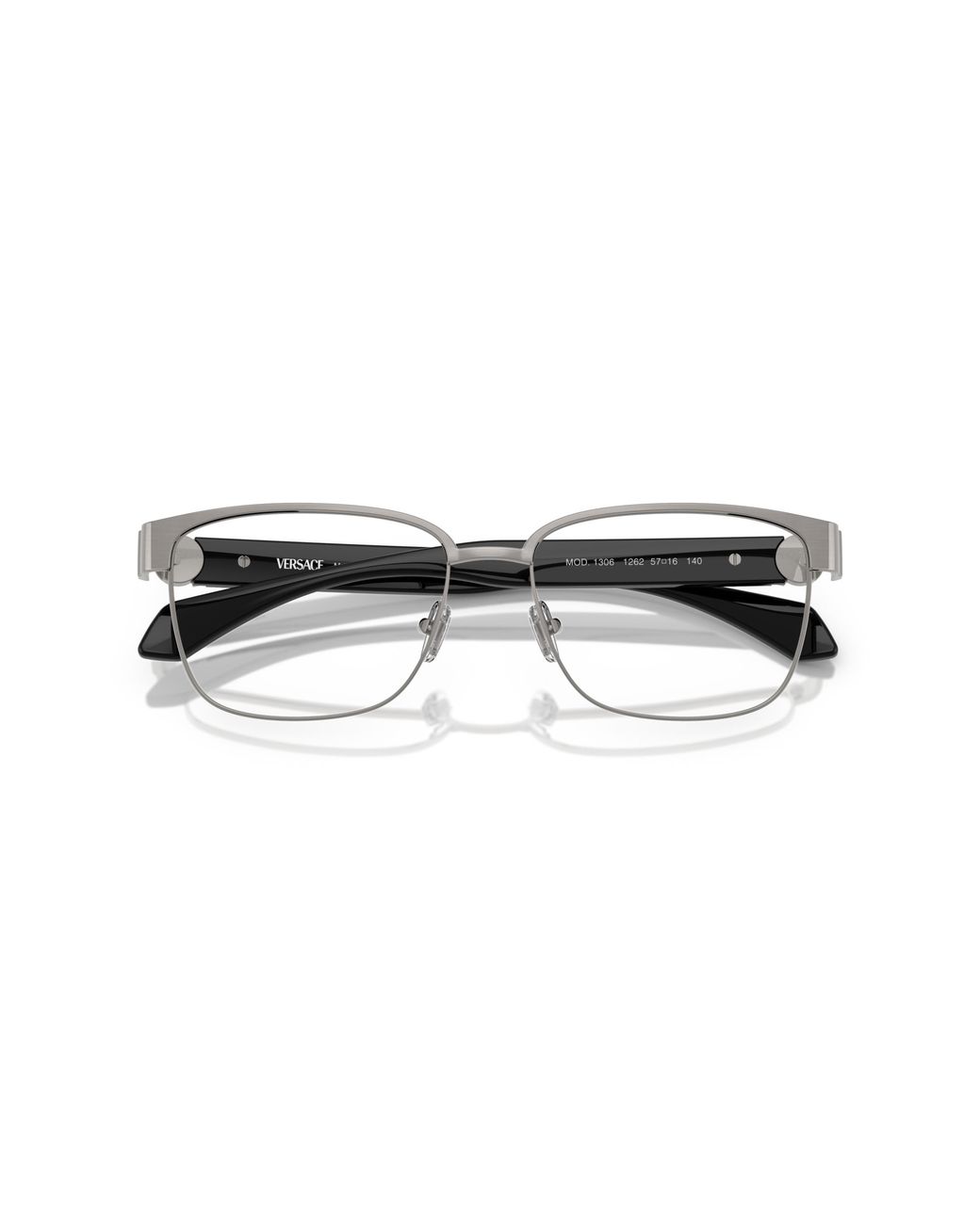 Versace Black Ve1306 1266 Optical Frames Metal Pillow Normal for men