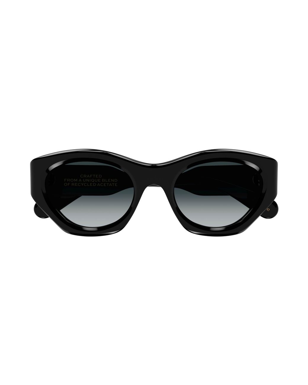 Chloé Black Ch0220S 001 Sunglasses Acetate Cat Eye