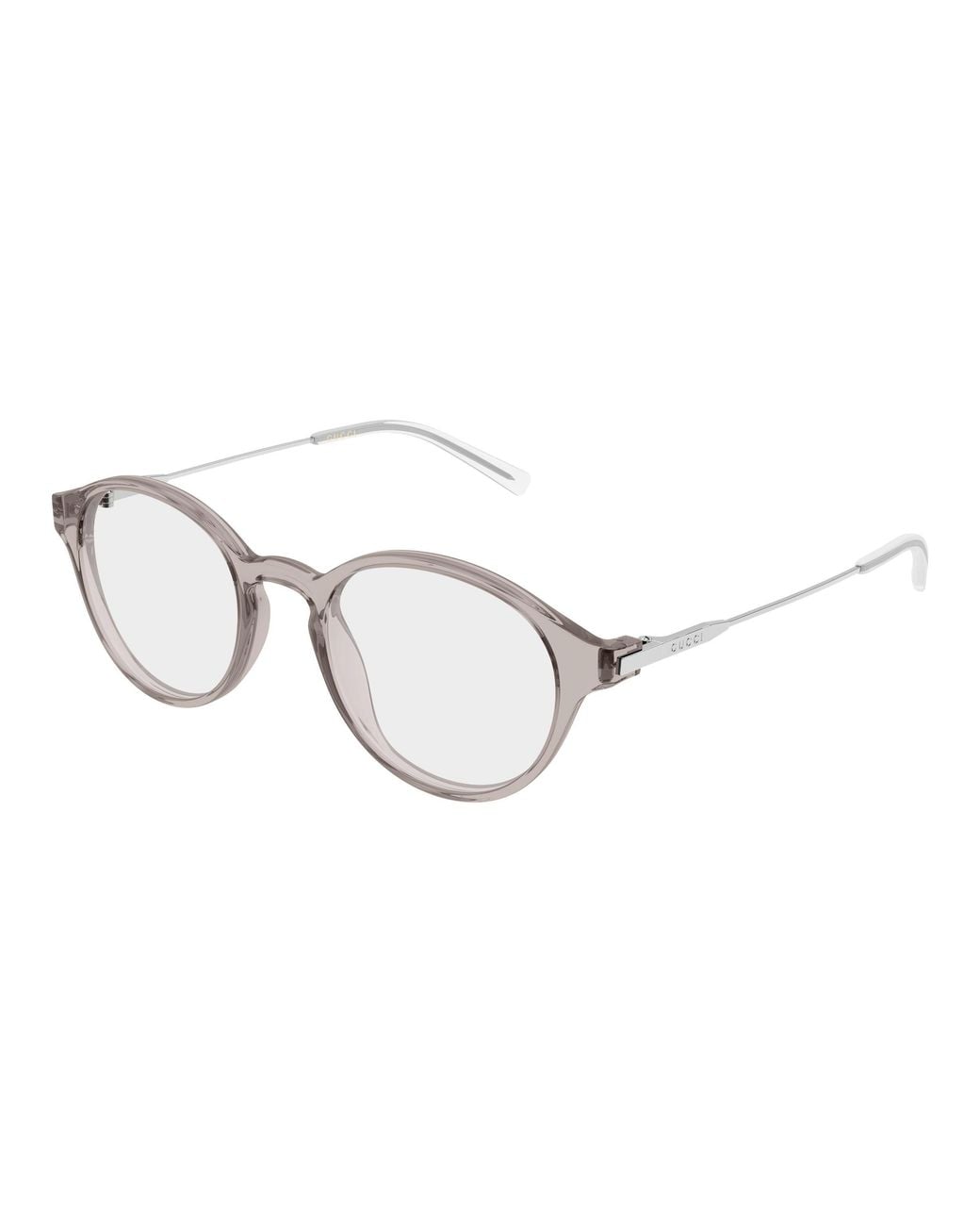 Gucci Black Gg2253O 003 Optical Frames Acetate Transparent Round for men