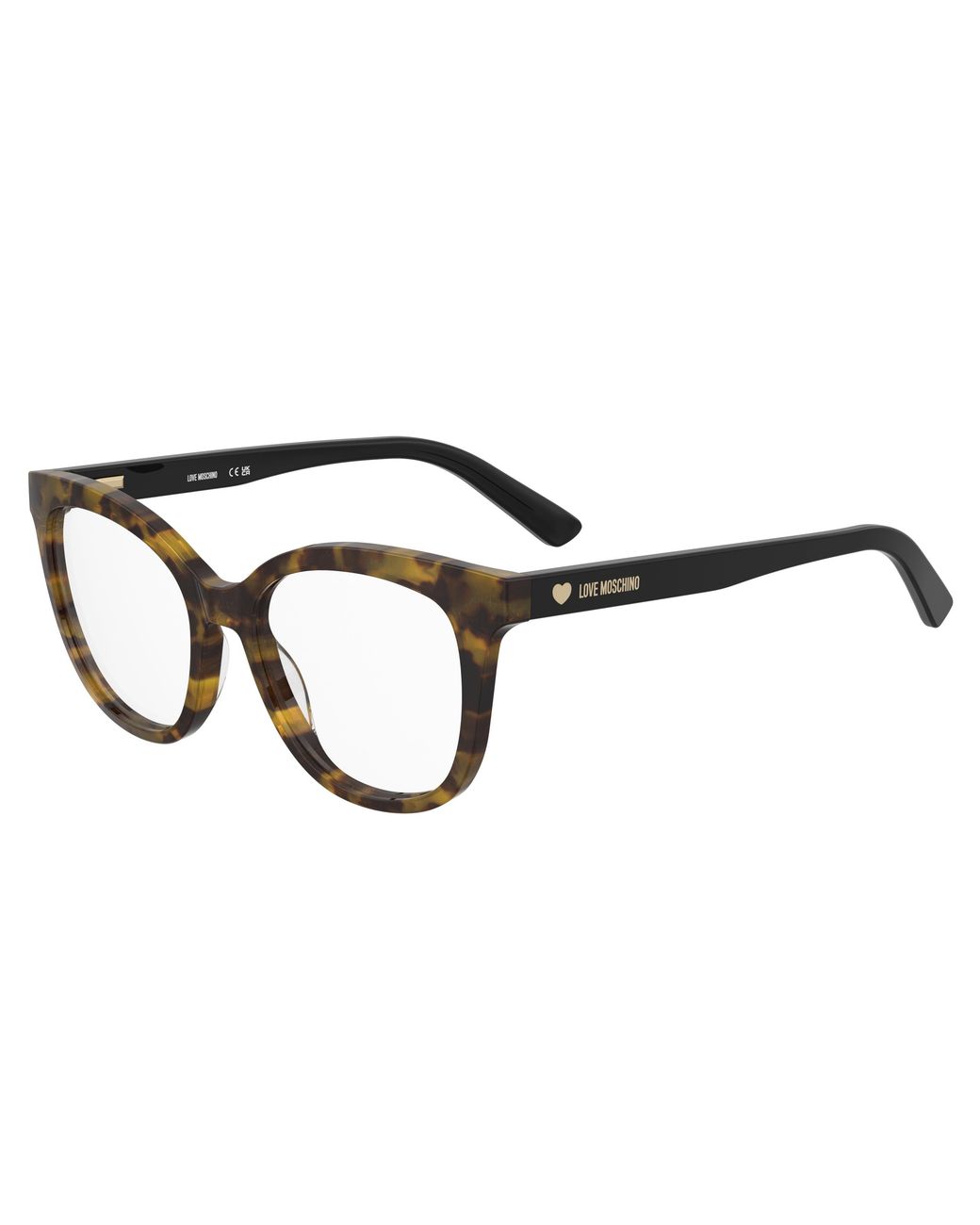 Moschino Black Mol654 086 Optical Frames Acetate Round Normal