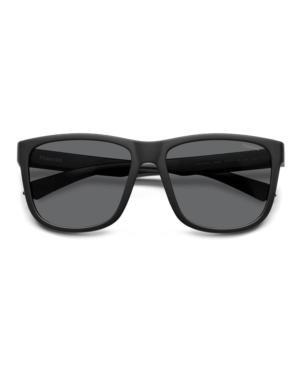 Polaroid Black Pld 2155/S 003/M9 Sunglasses Polycarbonate Squared Polarized for men