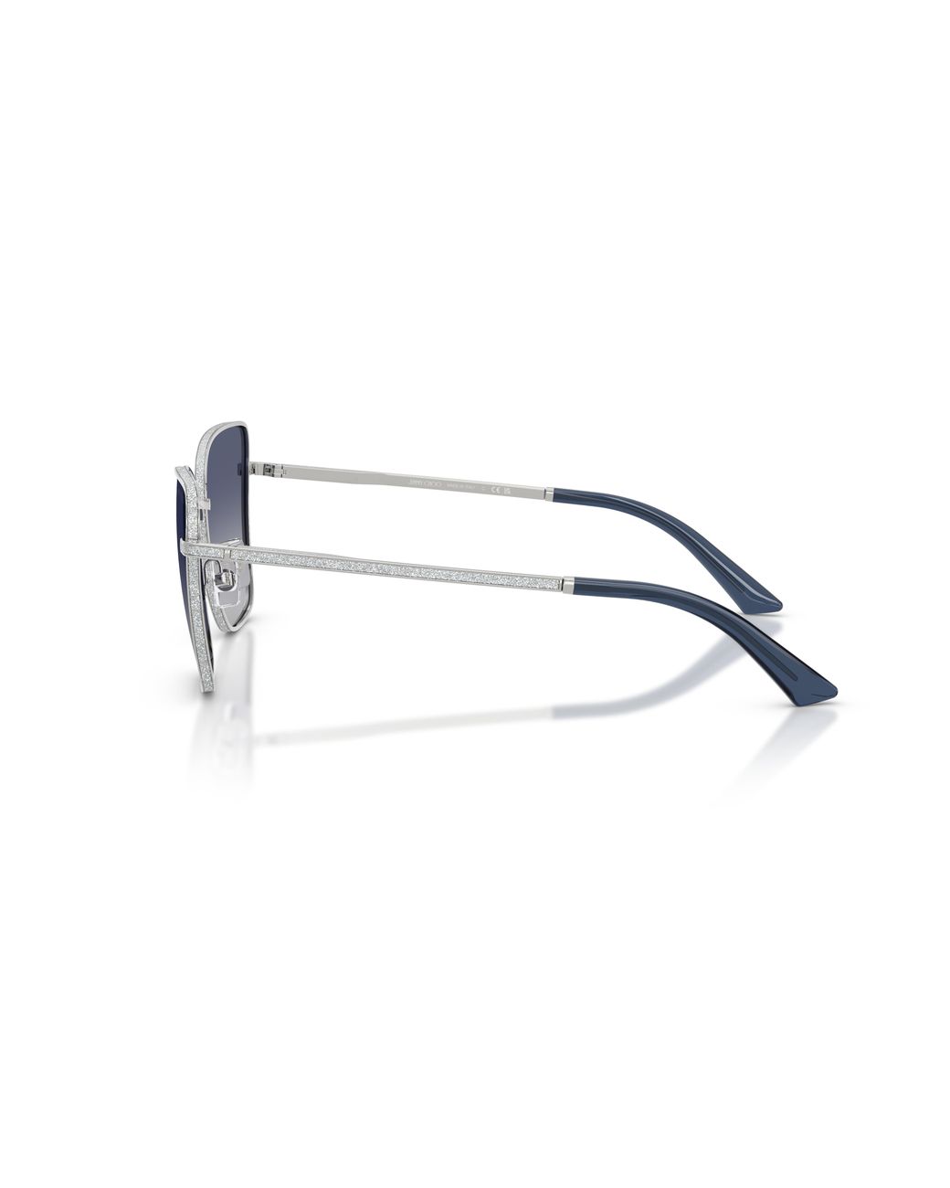 Jimmy Choo Black Jc4023J 30024L Sunglasses Metal Squared Normal Shaded