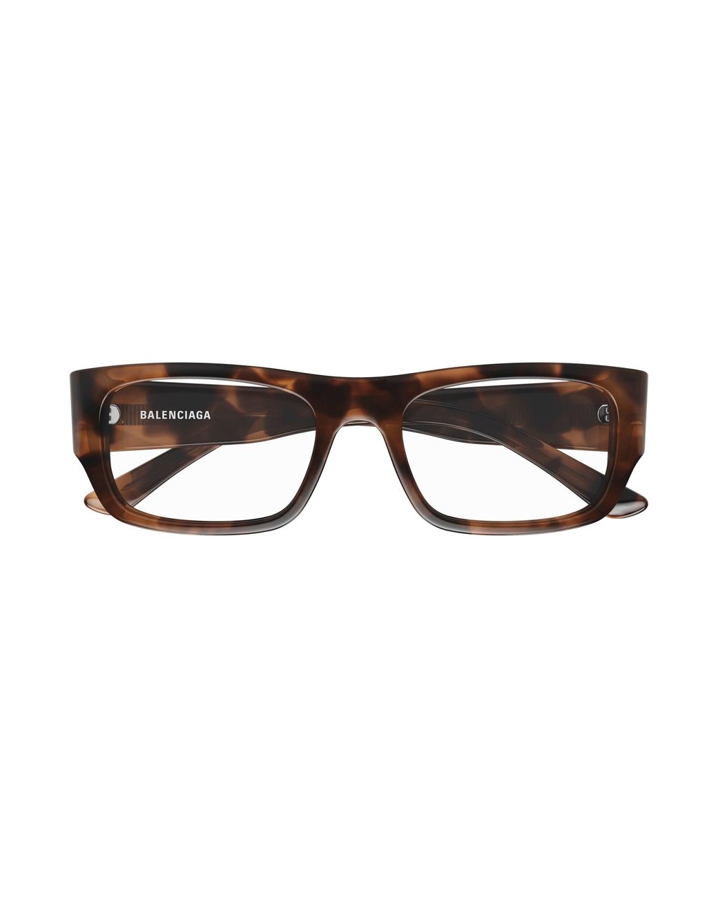 Balenciaga Black Bb0370O 002 Optical Frames Acetate Transparent Squared for men