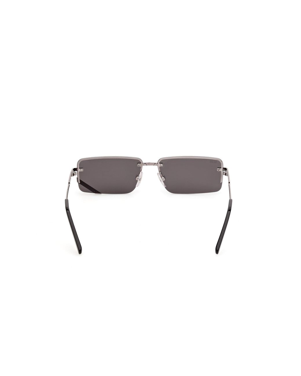 Gcds Black Gd0083 14A Sunglasses Metal Smoke Normal