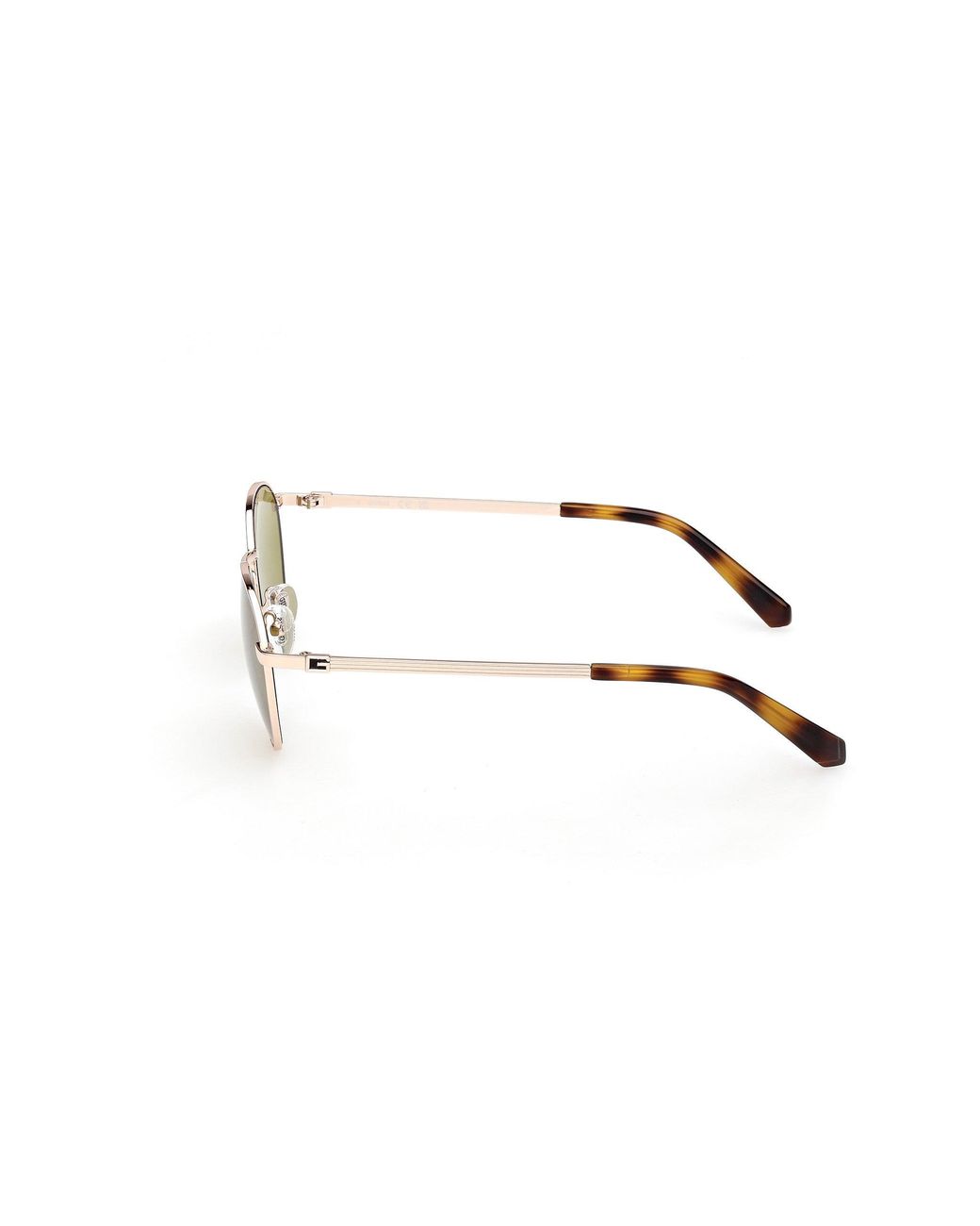 Guess Black Gu00272 32N Sunglasses Metal Round Normal for men