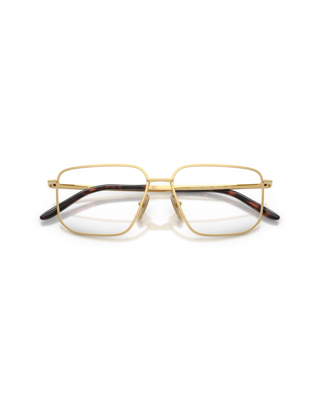 Prada Black Pr C52V 7Oe1O1 Optical Frames Metal Squared Normal