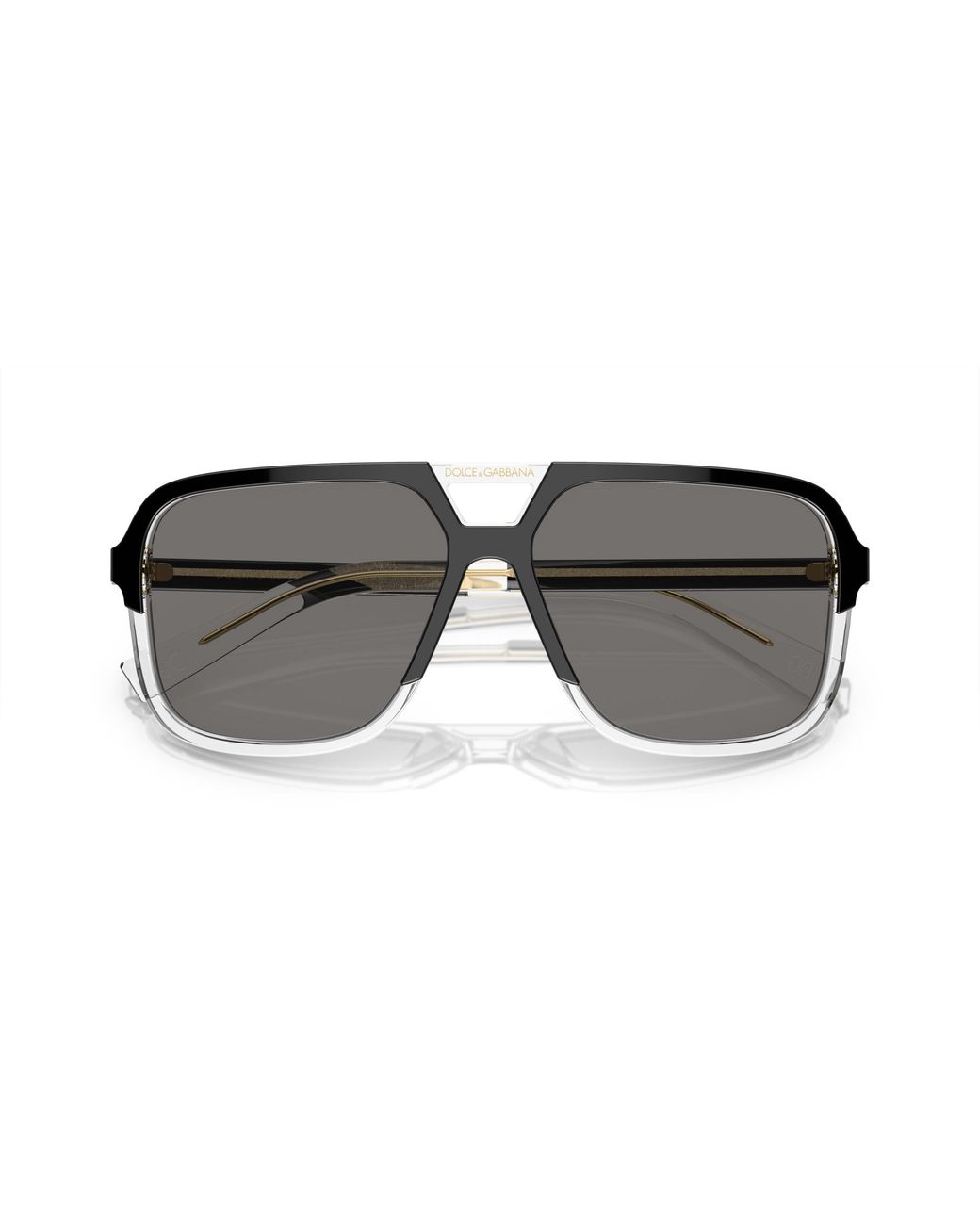 Dolce & Gabbana Black Dg4354 501/81 Sunglasses Acetate Squared Polarized for men