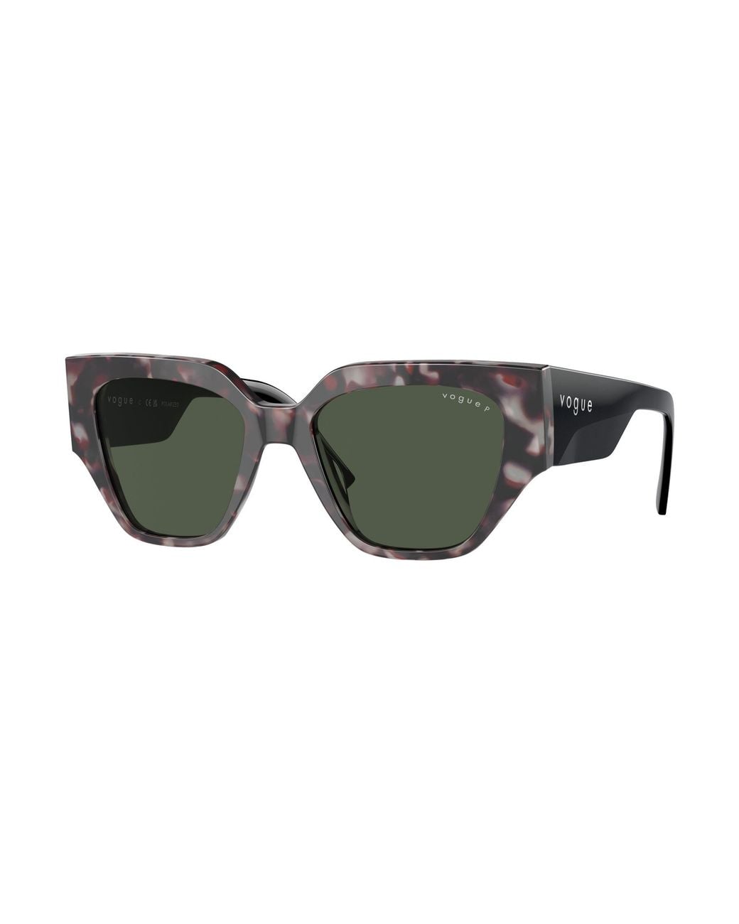 Vogue Eyewear Black Vo5409S 31499A Sunglasses Acetate Geometric Polarized