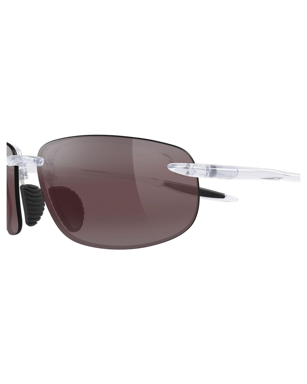 Maui Jim Black Mj0676S 021 Occhiali Da Sole Bio-Iniettato Rosa Squadrata