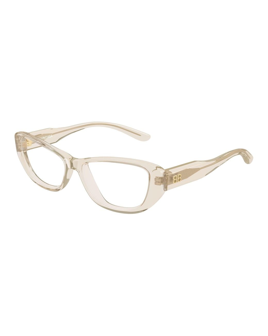Balenciaga Black Bb0514O 003 Optical Frames Acetate Transparent Geometric