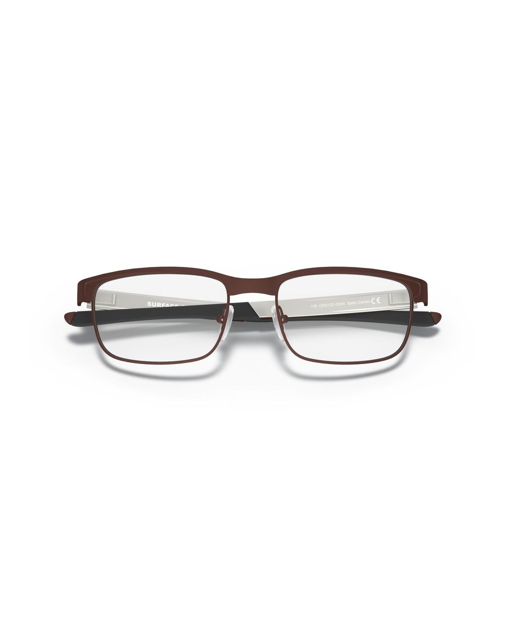 Oakley Black Ox5132 Surface Plate 513205 Optical Frames Titanium Squared Normal for men