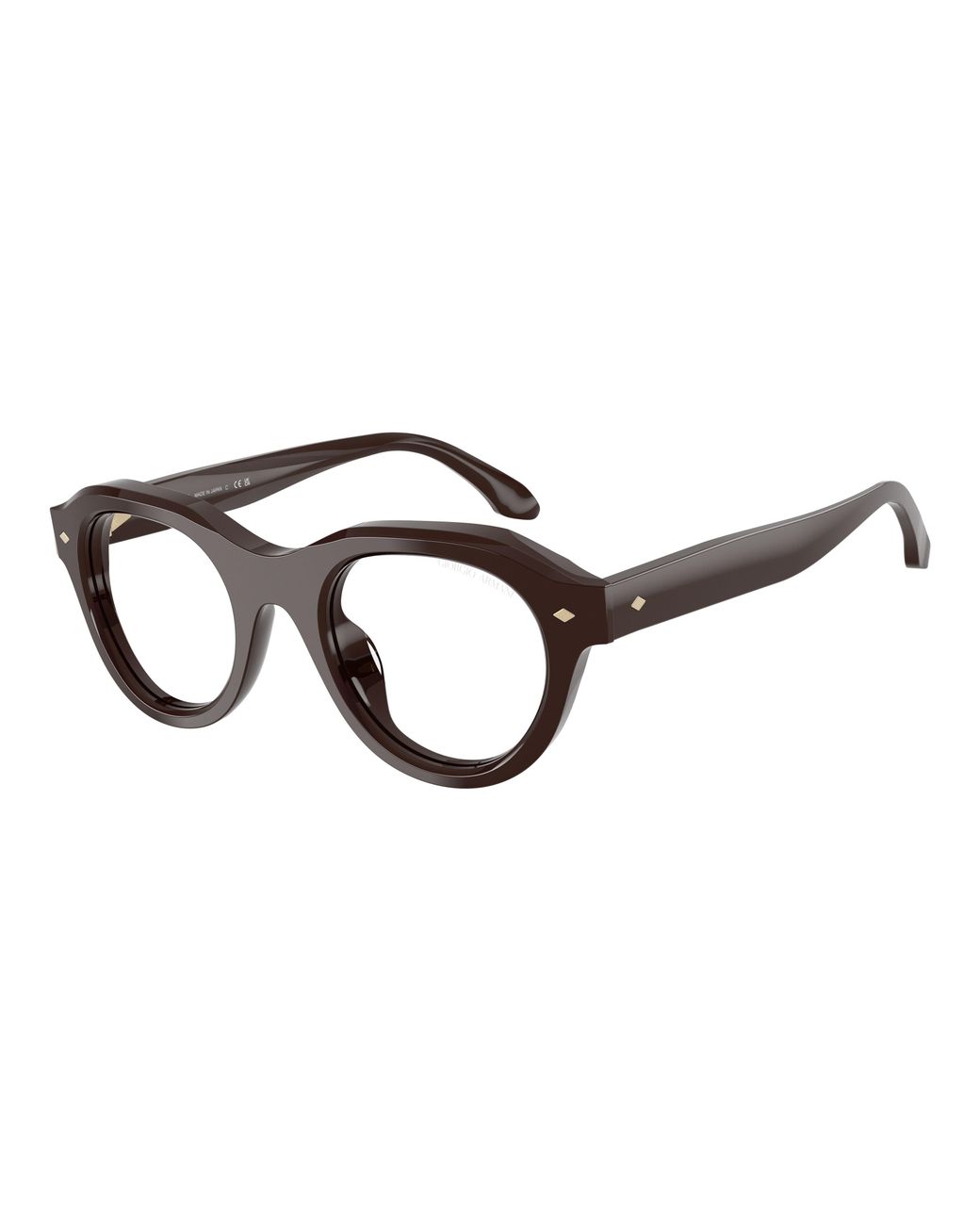 Giorgio Armani Black Ar8261U 64321W Sunglasses Acetate Transparent Round Normal for men
