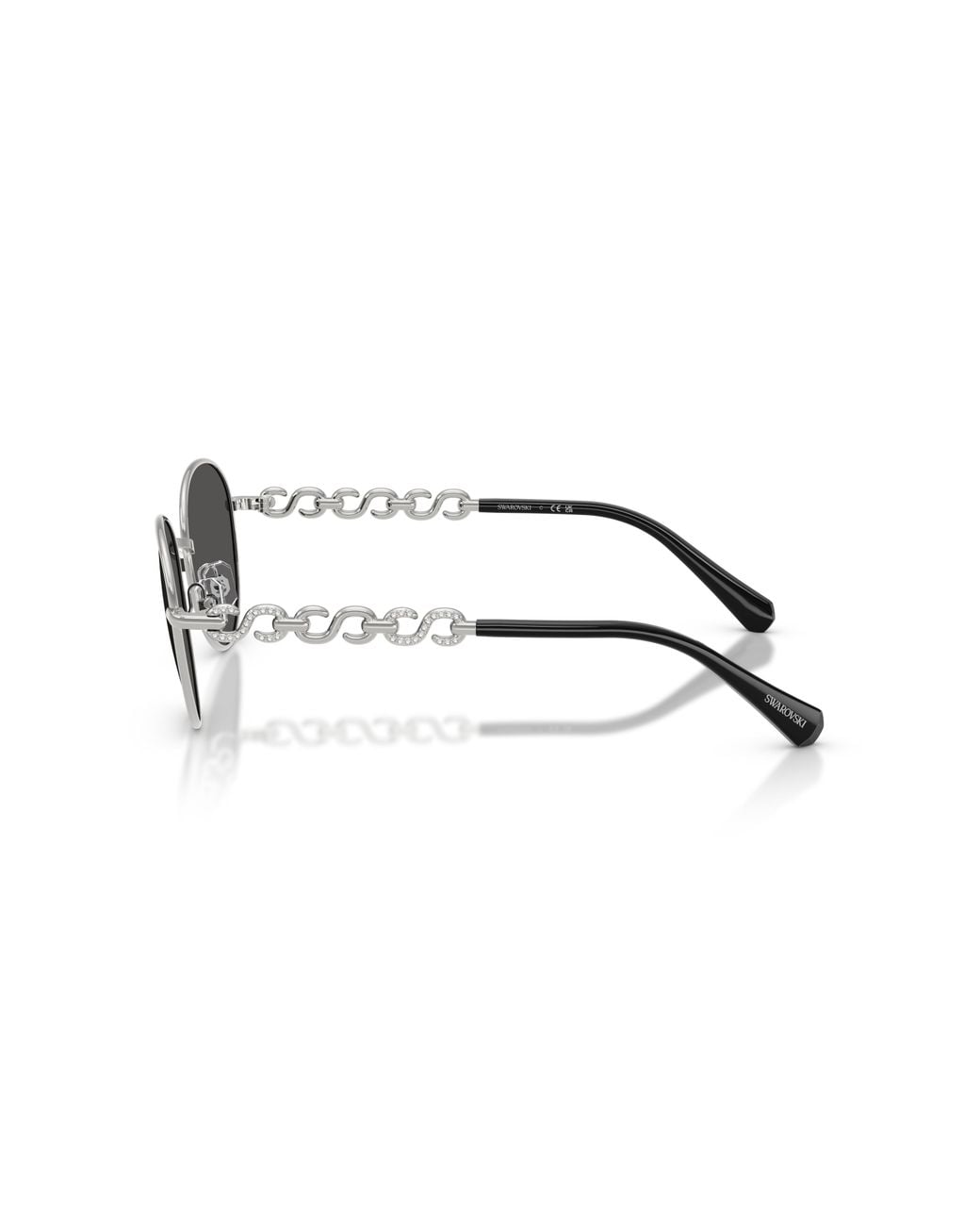 Swarovski Black Sk7049 400187 Sunglasses Metal Pantos Normal