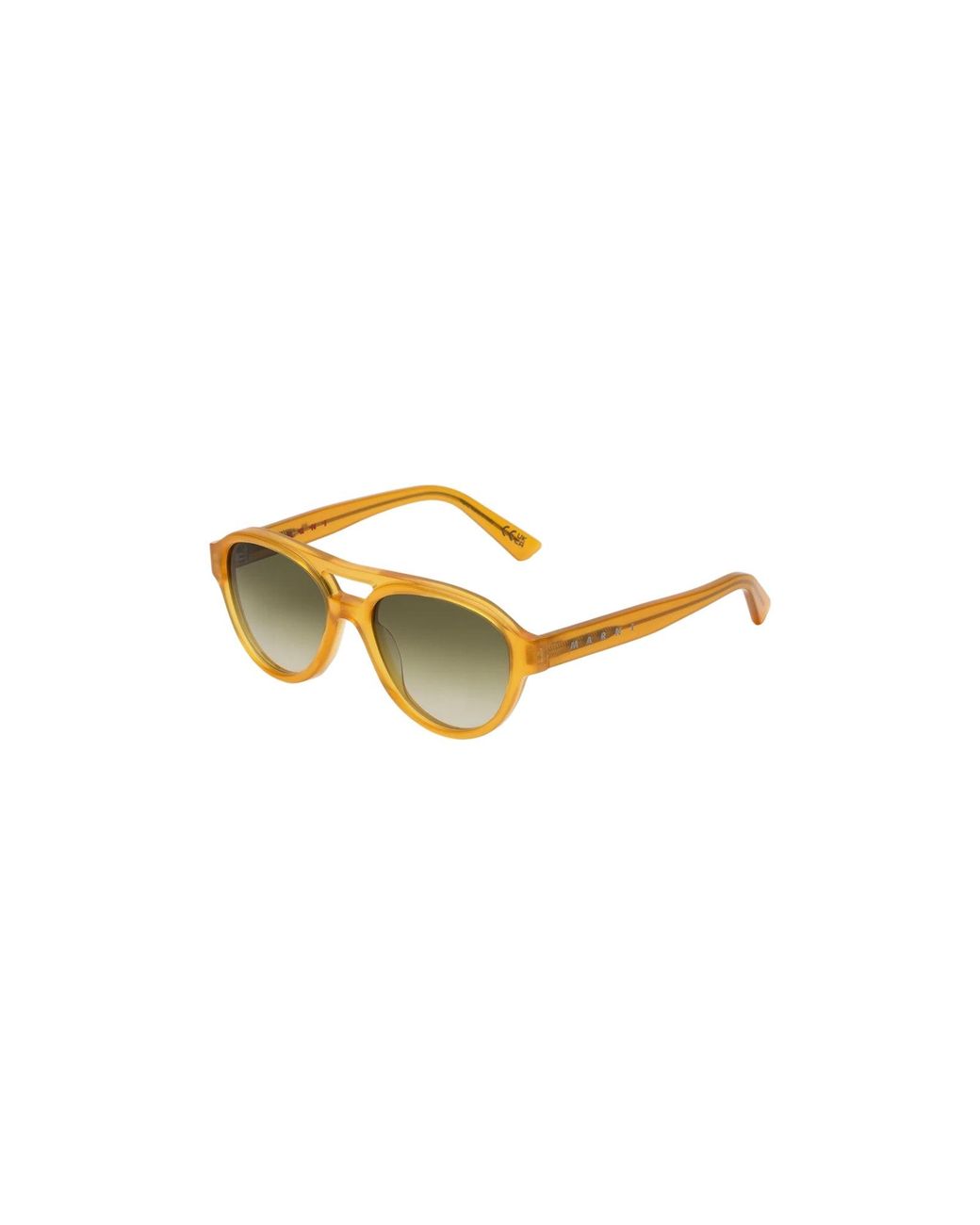 Marni Black Zav Zeanou Honey Sunglasses Acetate Pilot Normal Nuanced
