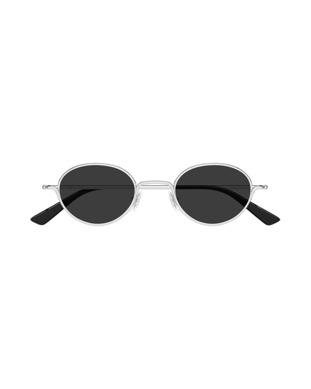 McQueen Black Am0562S 001 Sunglasses Metal Round