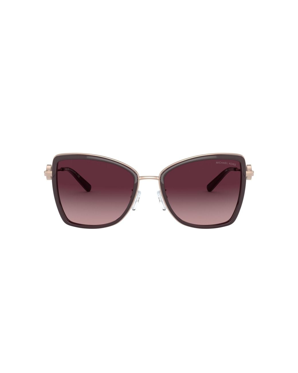 Michael Kors Black Mk1067B Corsica 11088H Sunglasses Metal Bordeaux Butterfly Normal Shaded