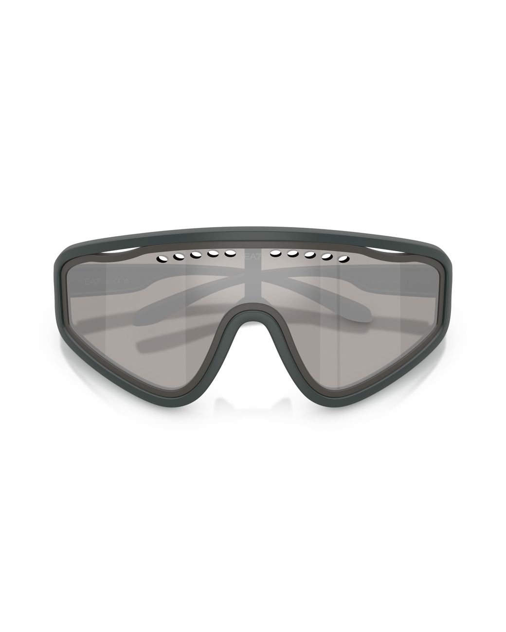 Moncler Black Q74005 65036G Sunglasses Injected Geometric Mirror for men