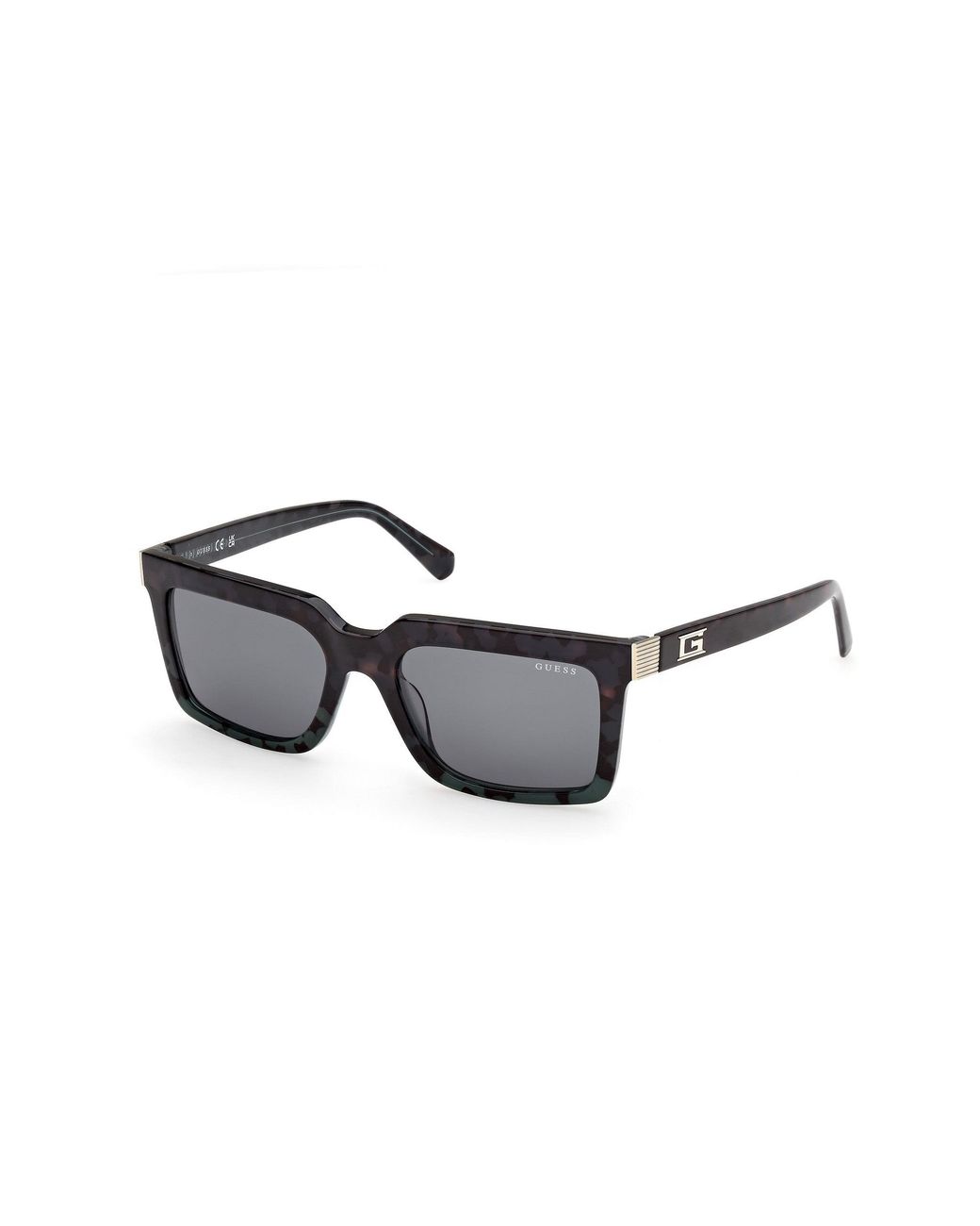 Guess Black Gu00213 98V Sunglasses Acetate Squared Normal for men