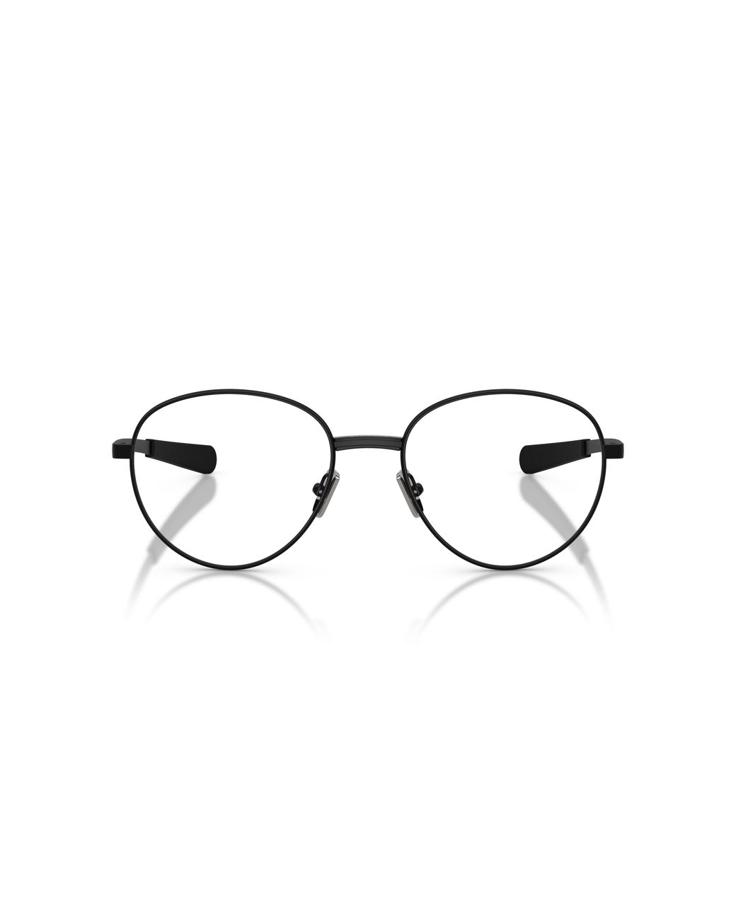 Moncler Black Me1015 1001 Optical Frames Metal Transparent Round Normal