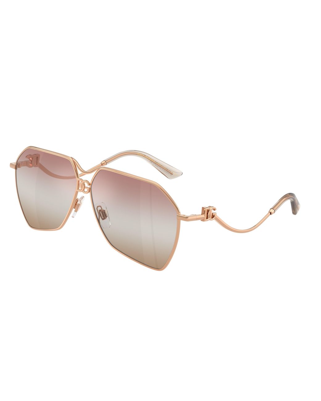 Dolce & Gabbana Black Dg2326 1298El Sunglasses Metal Pilot Normal Nuanced