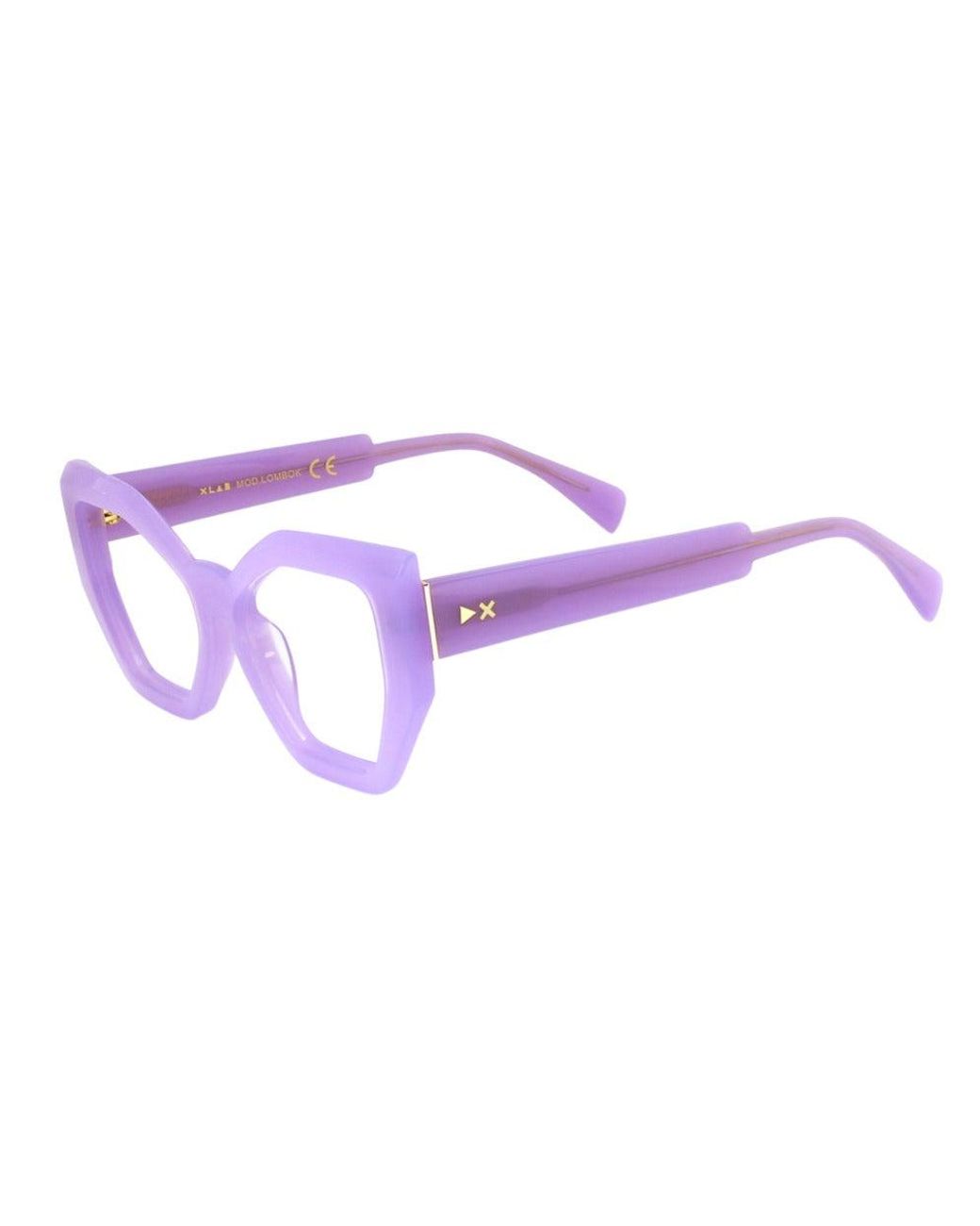 Xlab Purple Lombok Optical Frames Acetate Cat Eye Anti- Light Anti Light