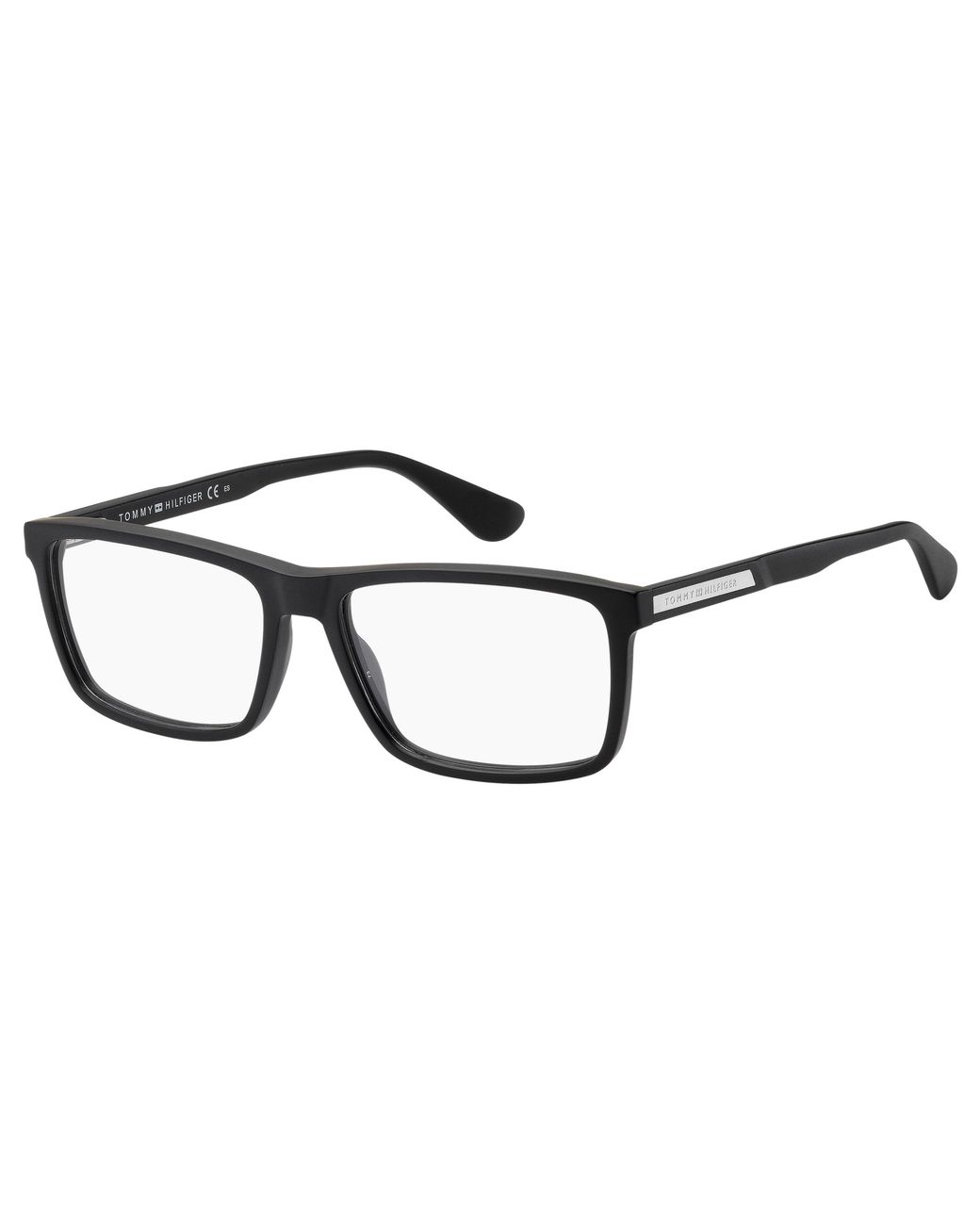 Tommy Hilfiger Black Th 1549 003 Optical Frames Acetate Squared for men