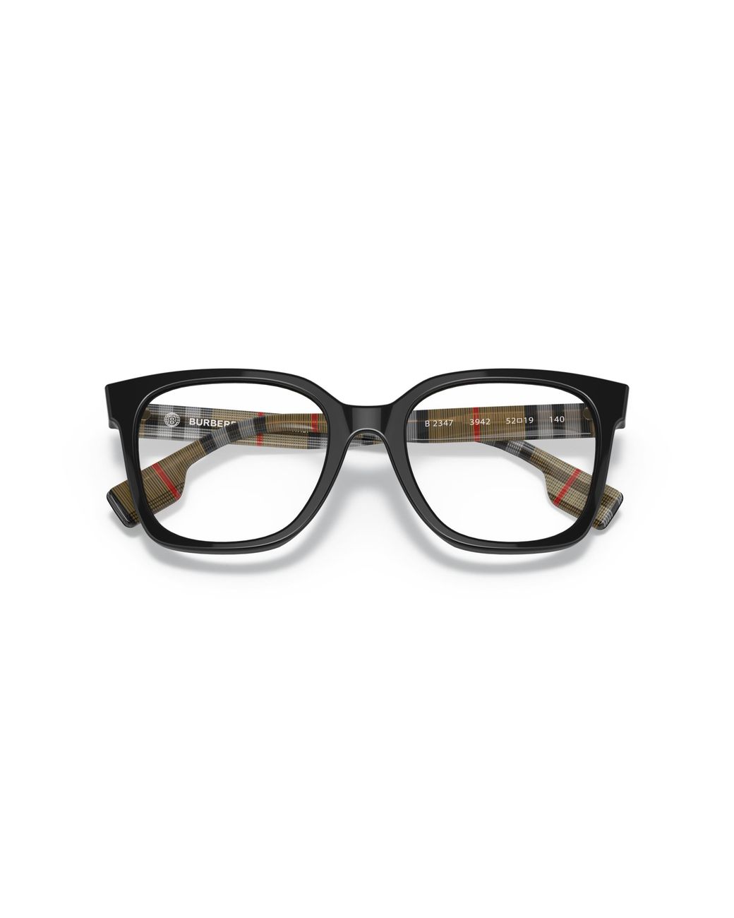 Burberry Black Be2347 Evelyn 3942 Optical Frames Acetate Squared Normal